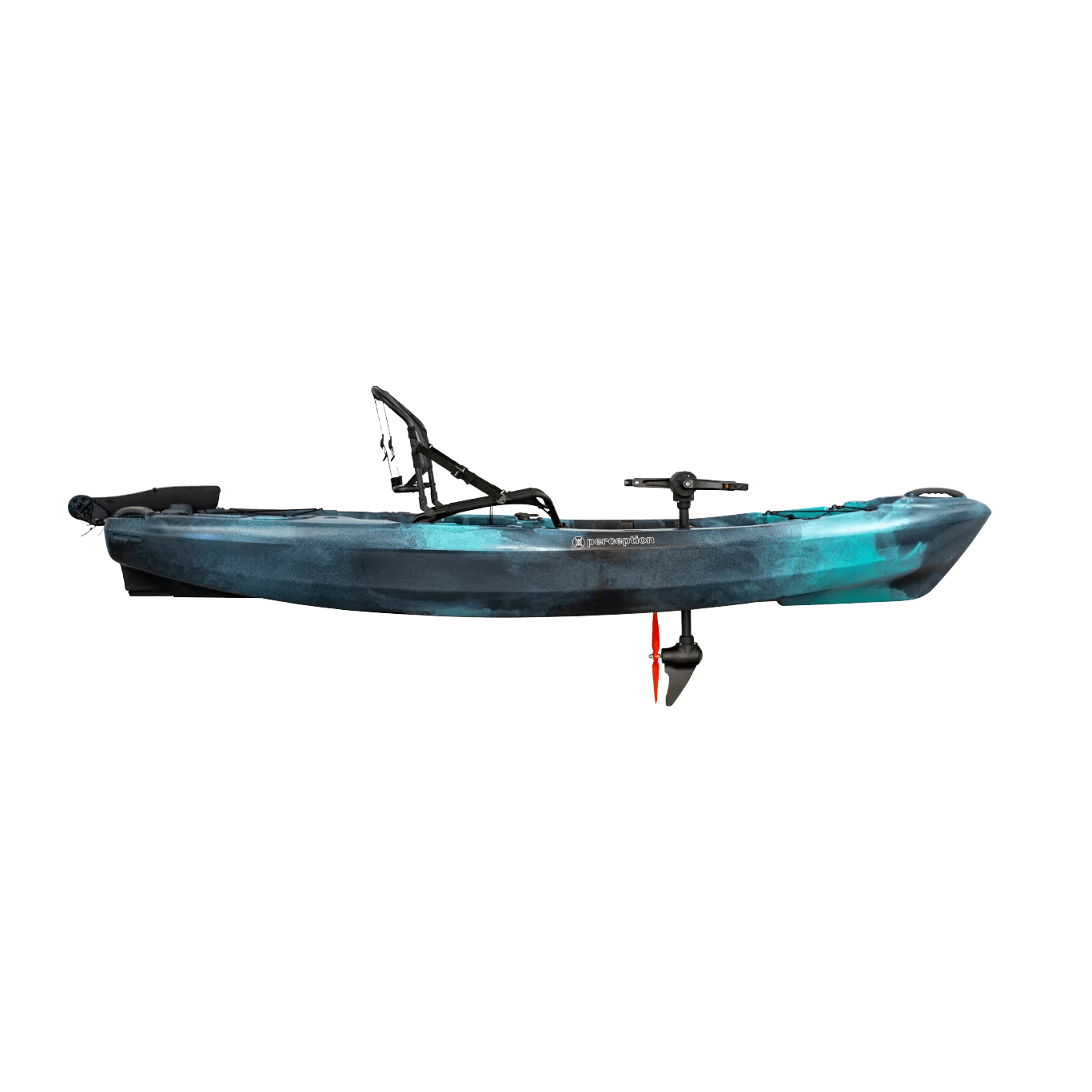 PERCEPTION - Crank 10.0 Recreational Kayak - Aqua - 9351800178 - SIDE