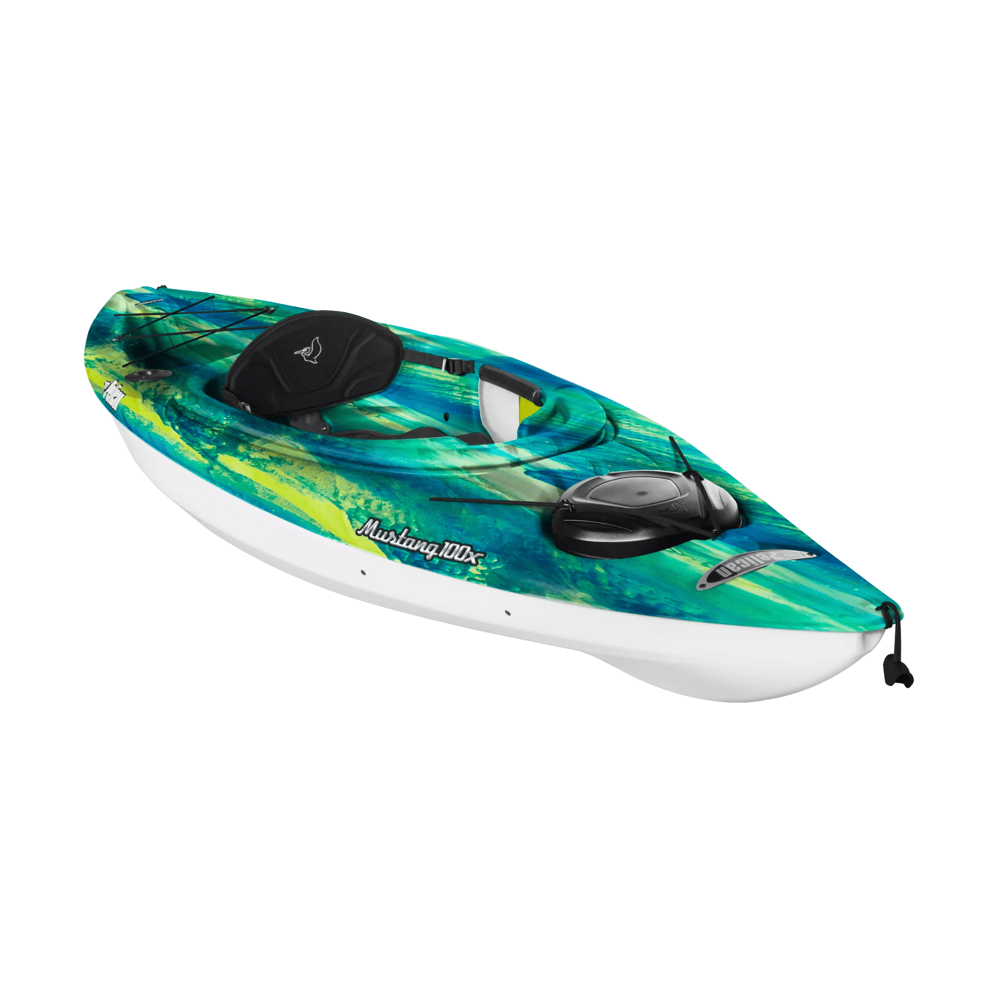 PELICAN - Mustang 100X Recreational Kayak - Blue - KYF10P102 - ISO 