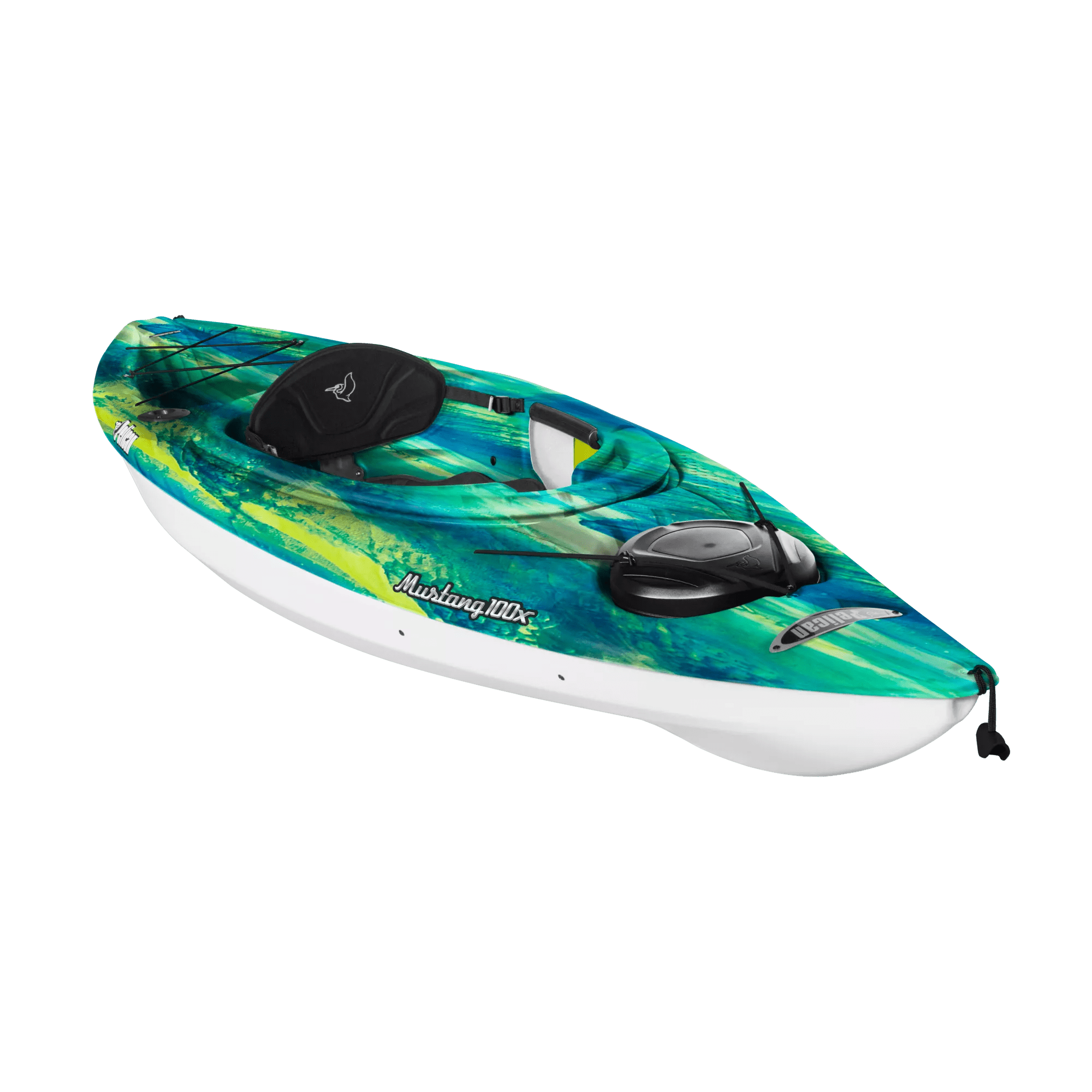 PELICAN - Mustang 100X Recreational Kayak - Grey - KYF10P102 - ISO