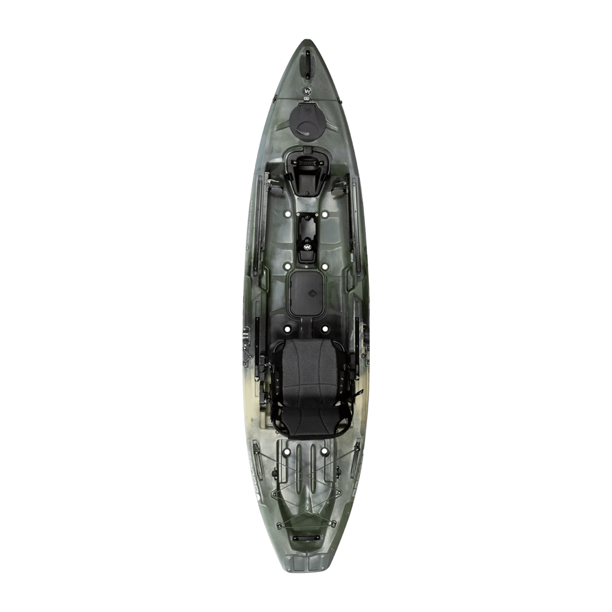 WILDERNESS SYSTEMS - Radar 115 Fishing Kayak - Black - 9750857182 - TOP
