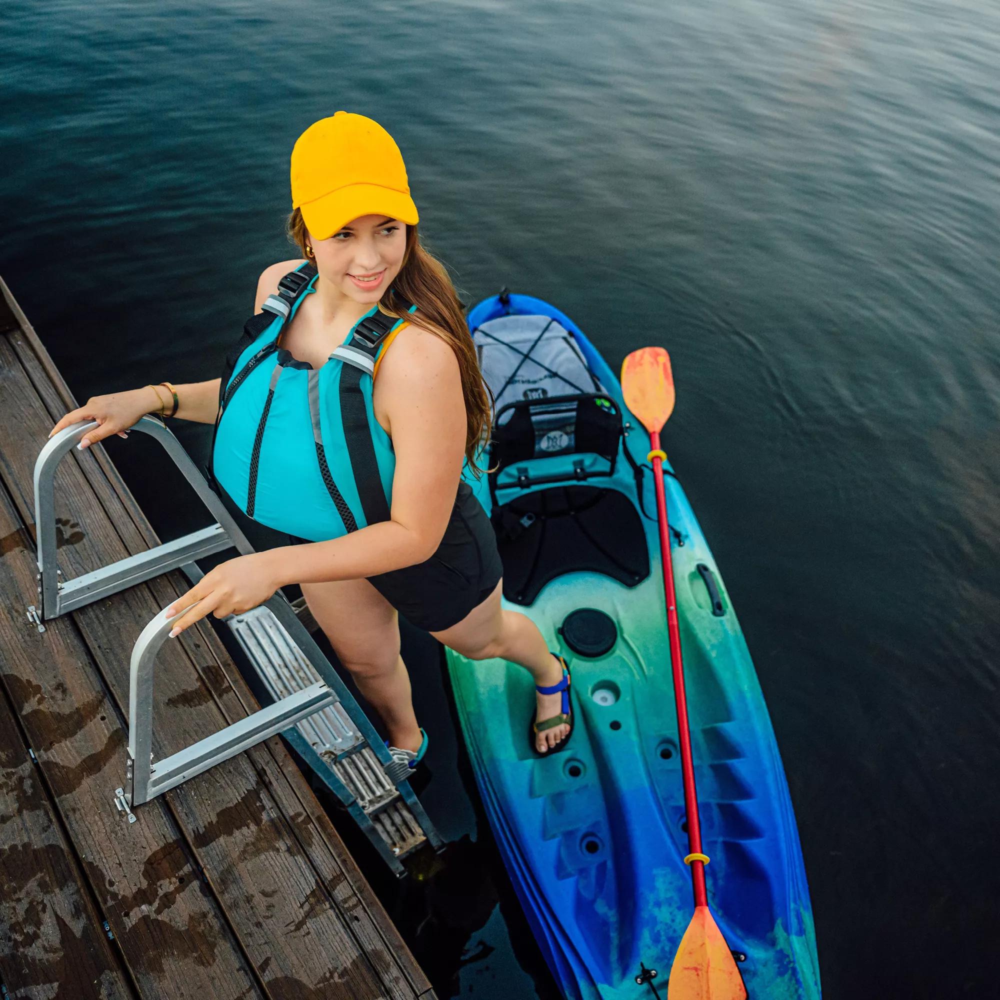 PERCEPTION - Tribe 9.5 Recreational Kayak - Aqua - 9350950178 - LIFE STYLE 3