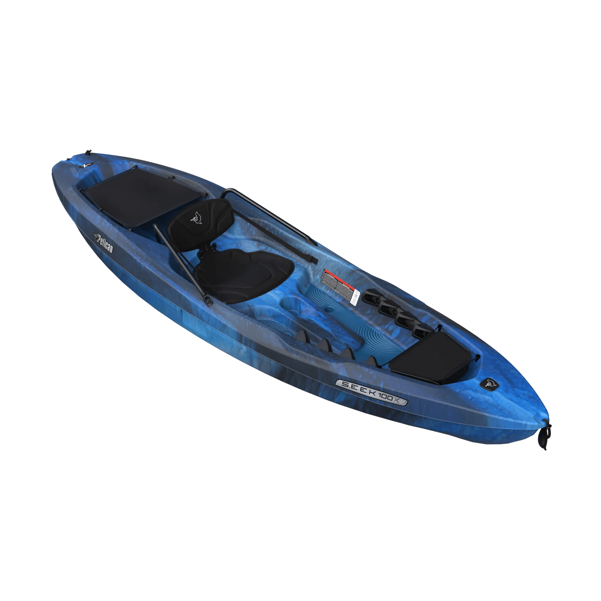 PELICAN - SEEK 100X Recreational Kayak - Grey - MKL10P205-00 - ISO 