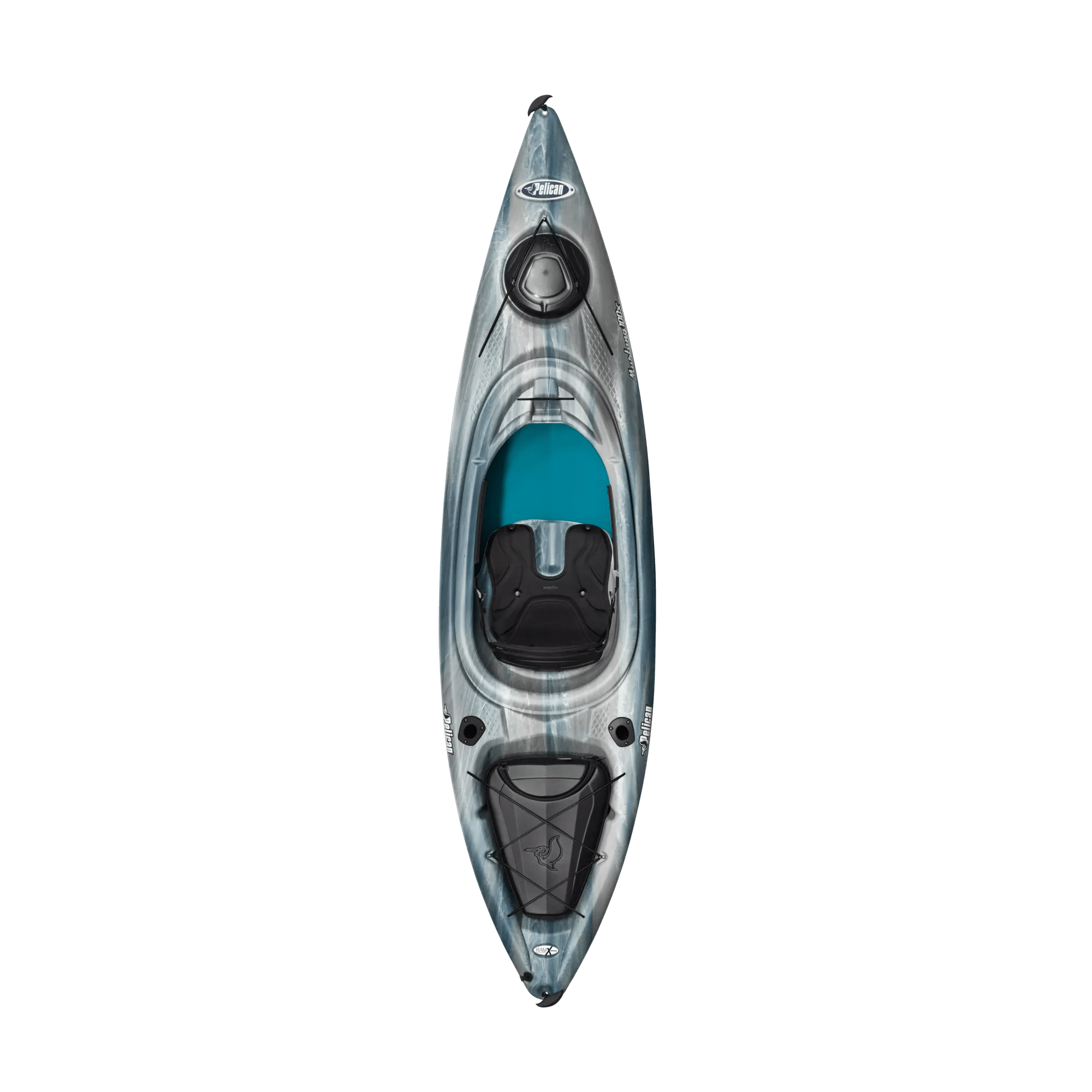 PELICAN - Kayak récréatif Mustang 100X Exo - Grey - KYF10P303 - TOP