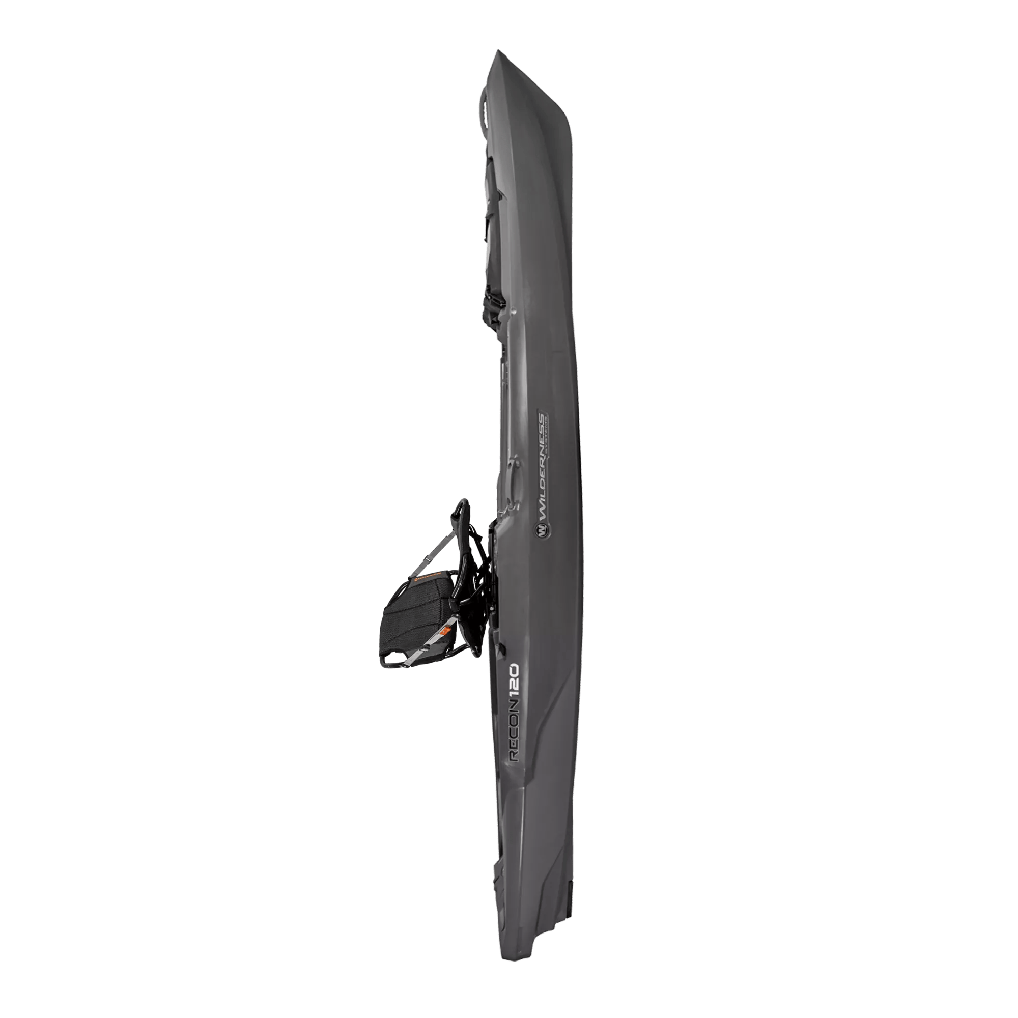 WILDERNESS SYSTEMS - Kayak de pêche Recon 120 avec siège AirPro ACES - Grey - 9751104153 - SIDE