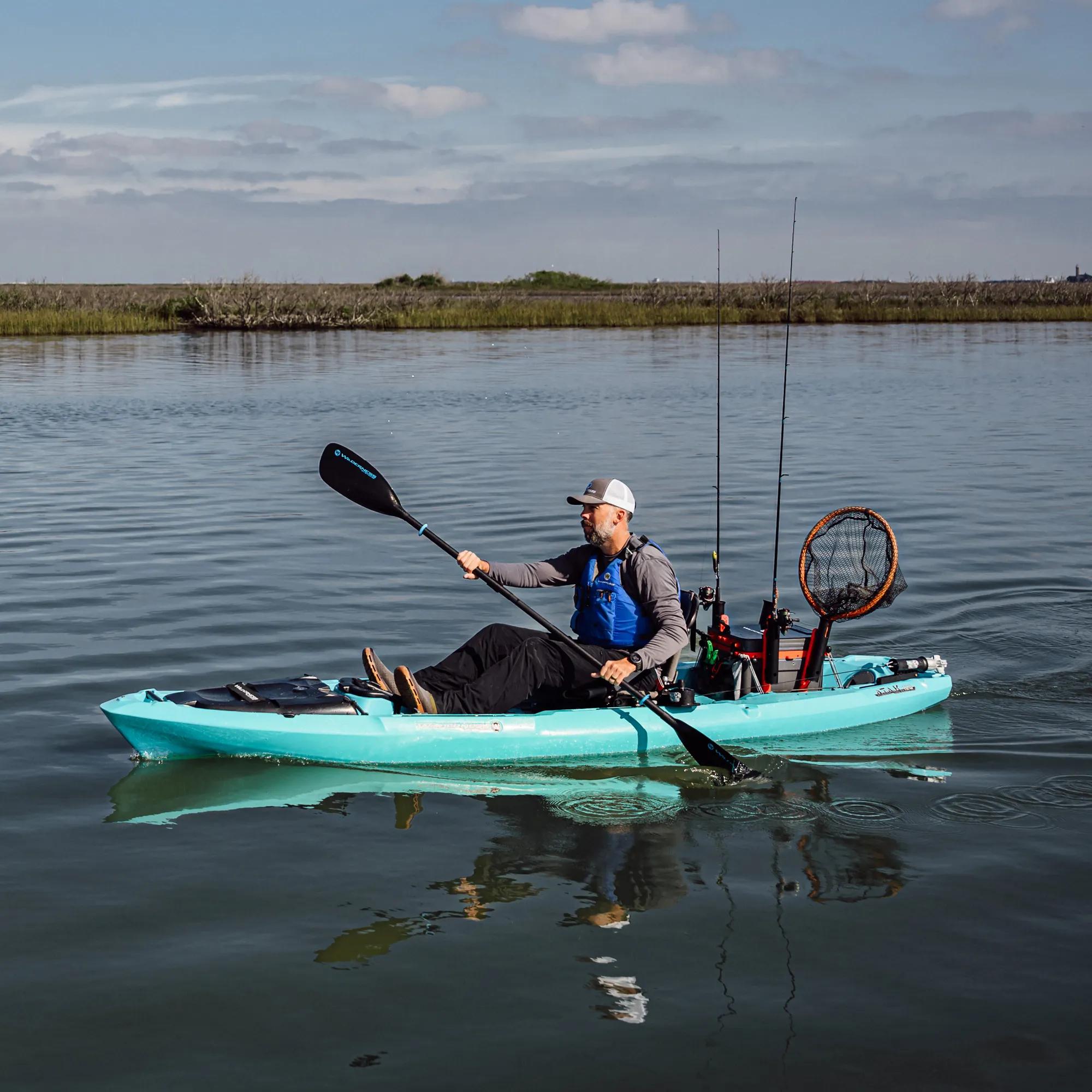 WILDERNESS SYSTEMS - Pagaie de kayak Apex Carbon de 205 cm à 225 cm - Blue - 8070223 - LIFE STYLE 1