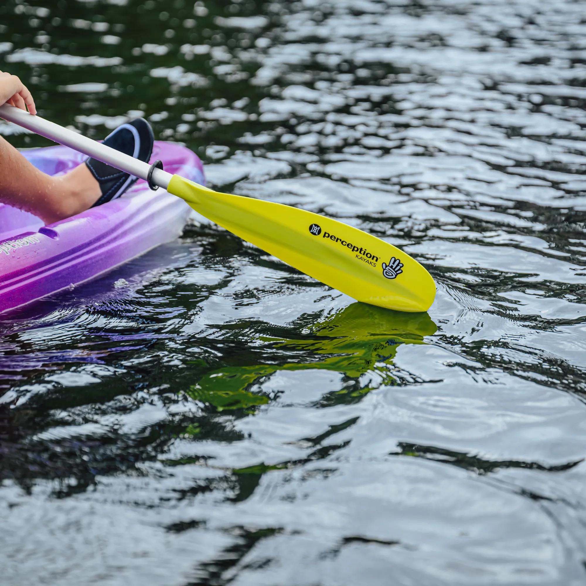 PERCEPTION - Hi Five Kids' Kayak Paddle - 190 cm - Yellow - 8080066 - LIFE STYLE 3