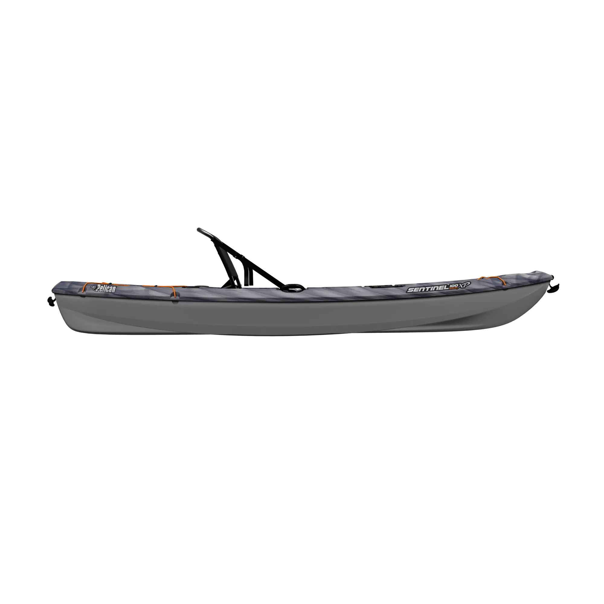 PELICAN - Sentinel 100X Angler Fishing Kayak - Black - MBF10P104-00 - SIDE