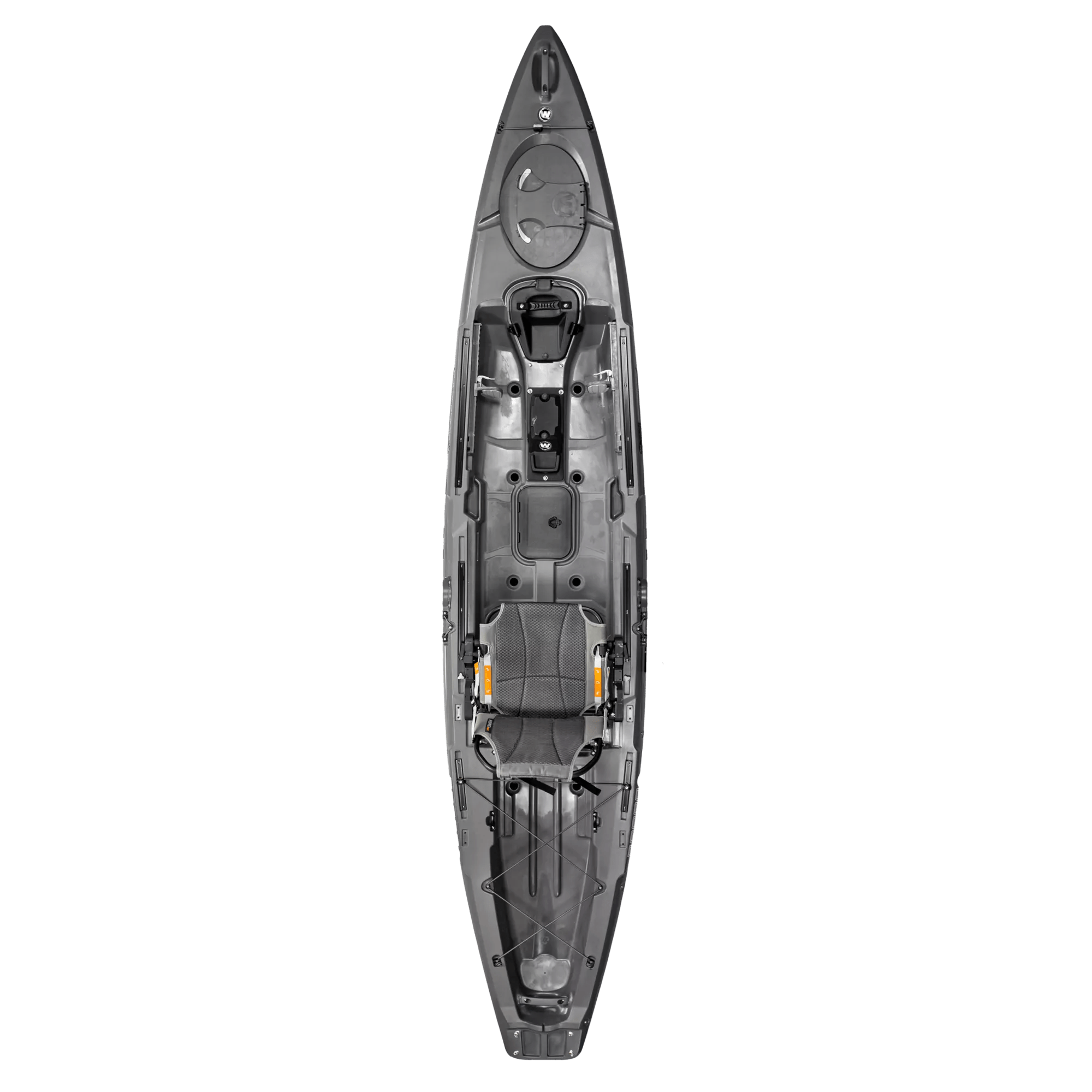 WILDERNESS SYSTEMS - Radar 135 Fishing Kayak - Grey - 9750907153 - TOP