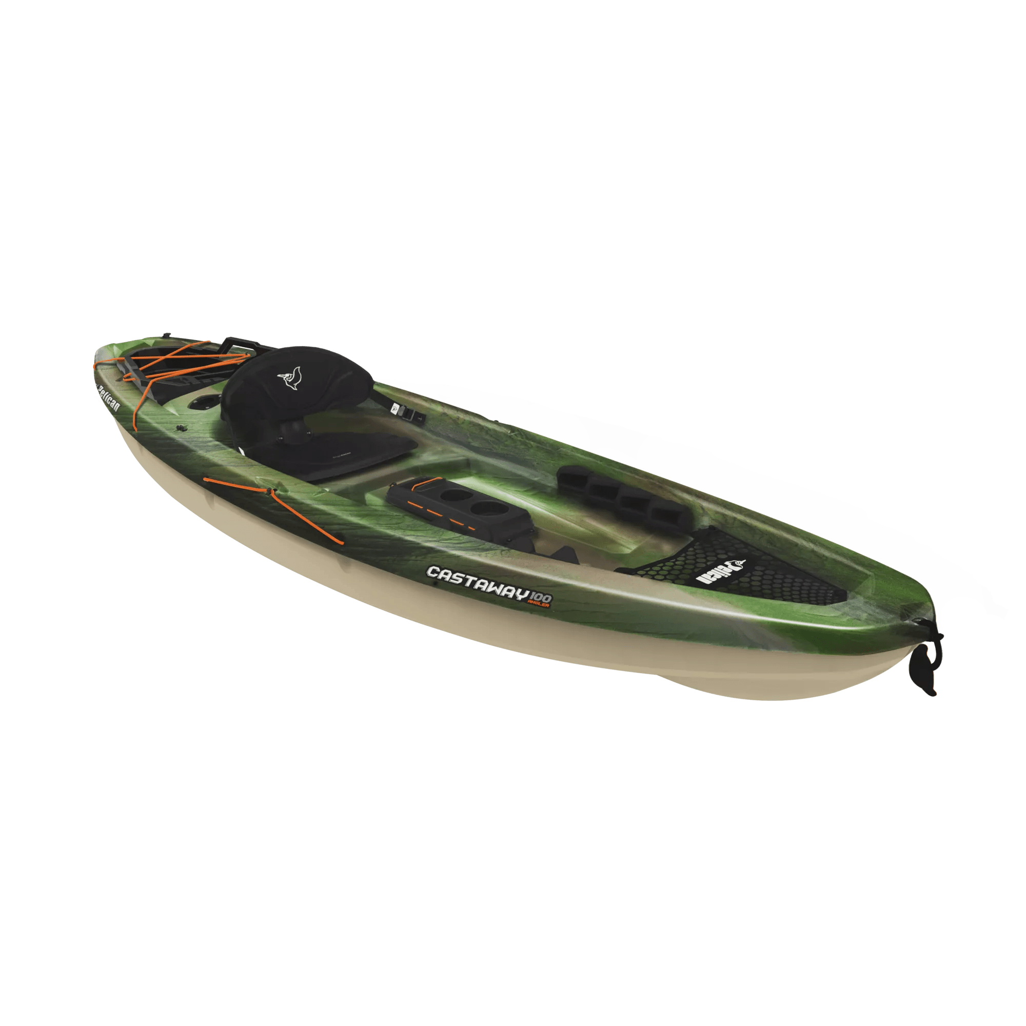 Costway Single Sit-on-Top Fishing Kayak Single Kayak Boat W/Fishing rod  holders & Paddle