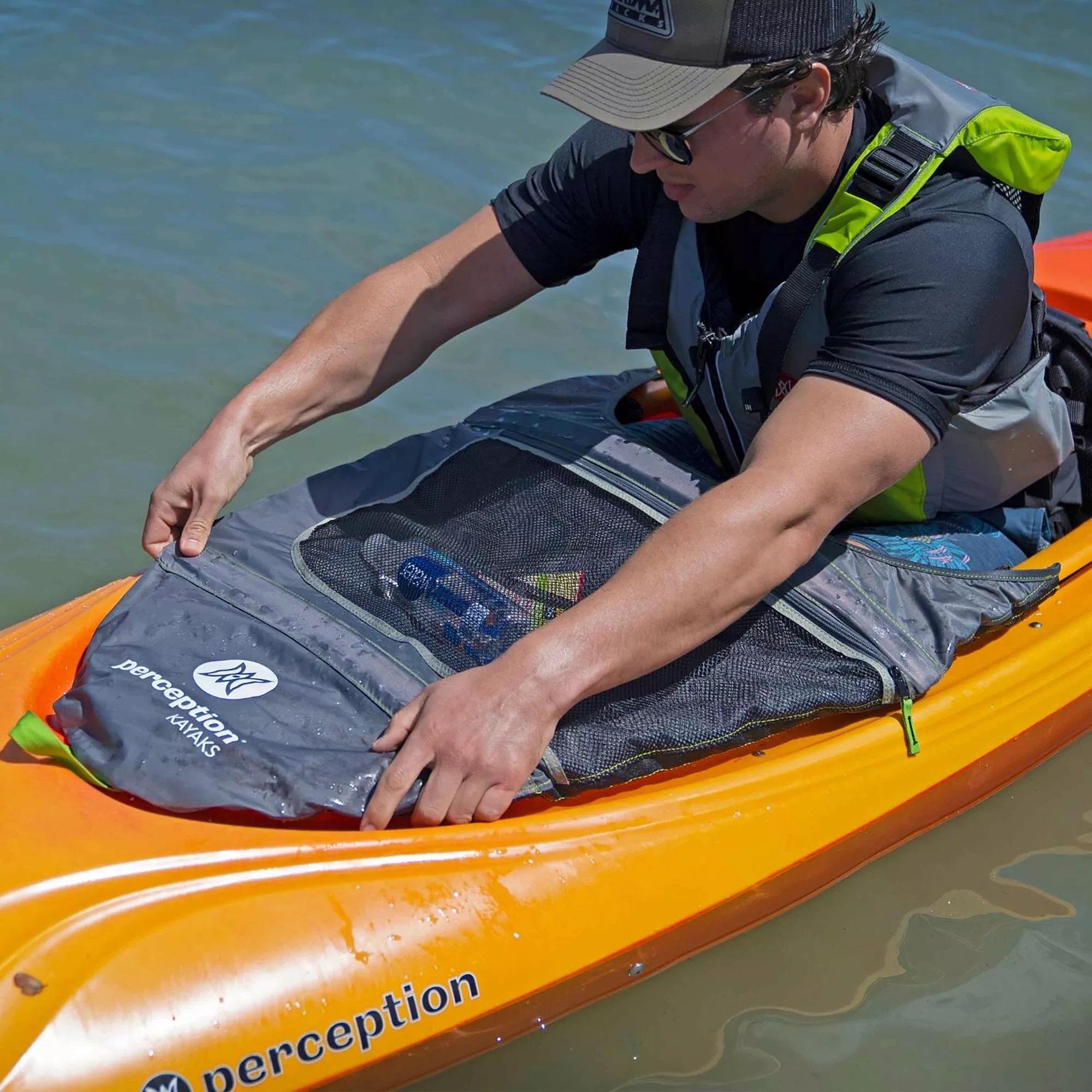 PERCEPTION - TrueFit Kayak Sun Shield for Sit-In Kayaks - Size P12-P13 - Green - 8080060 - LIFE STYLE 1