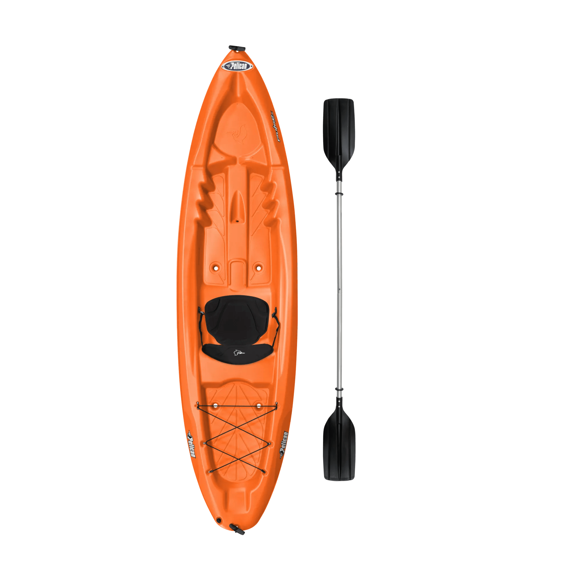 PELICAN - Pulse 100X Kayak with Paddle - Orange - KOS10P102-00 - TOP