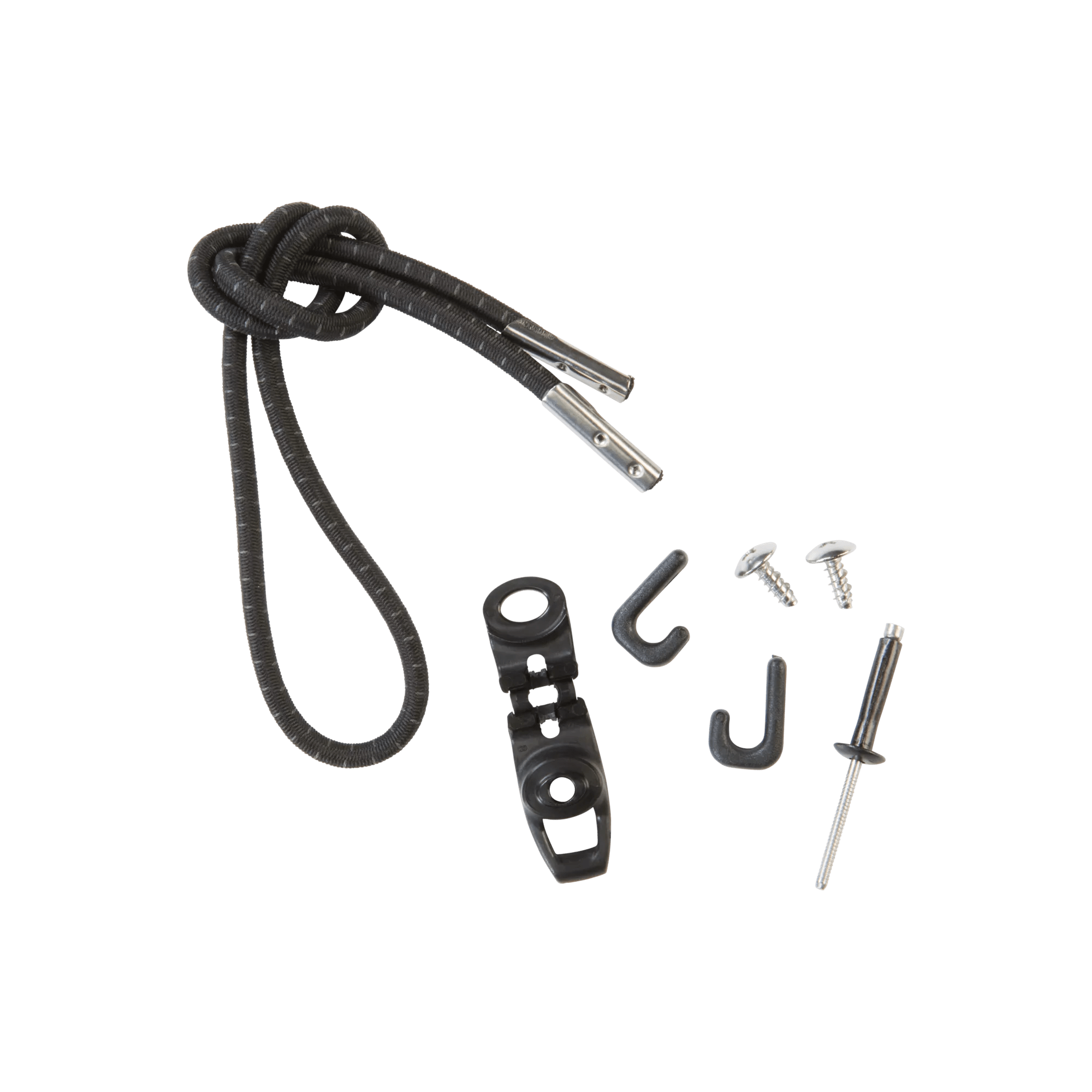 PELICAN - Cordage élastique attache-pagaie noir de 63,5 cm (25 po) avec crochet - Black - PS0597 - 