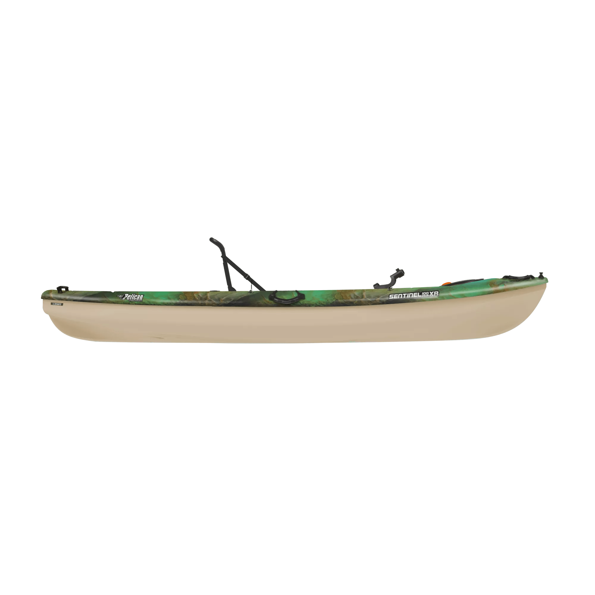 PELICAN - Sentinel 100XR Angler Fishing Kayak - Green - KBP10P100 - SIDE
