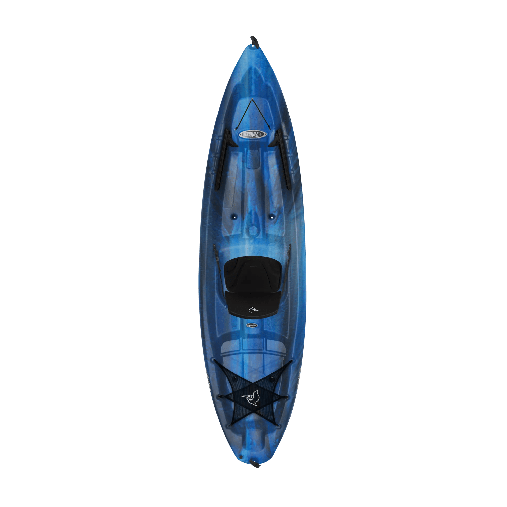PELICAN - THUNDER 100XP Sit-on Recreational Kayak - Grey - KVF10P404-00 - TOP