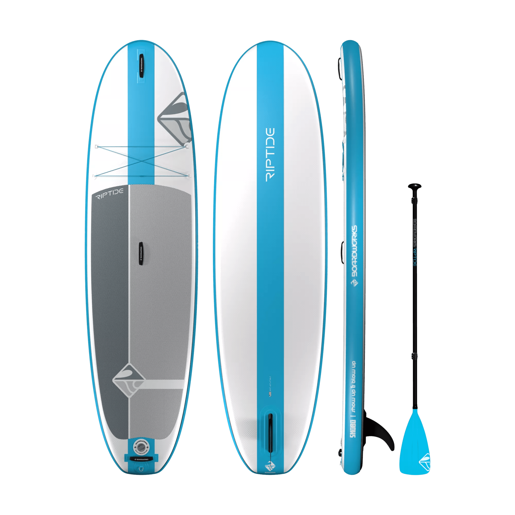 BOARDWORKS - Planche à pagaie gonflable Shubu Riptide de 3,2 m (10 pi 6 po) - Blue - 4450559512 - TOP