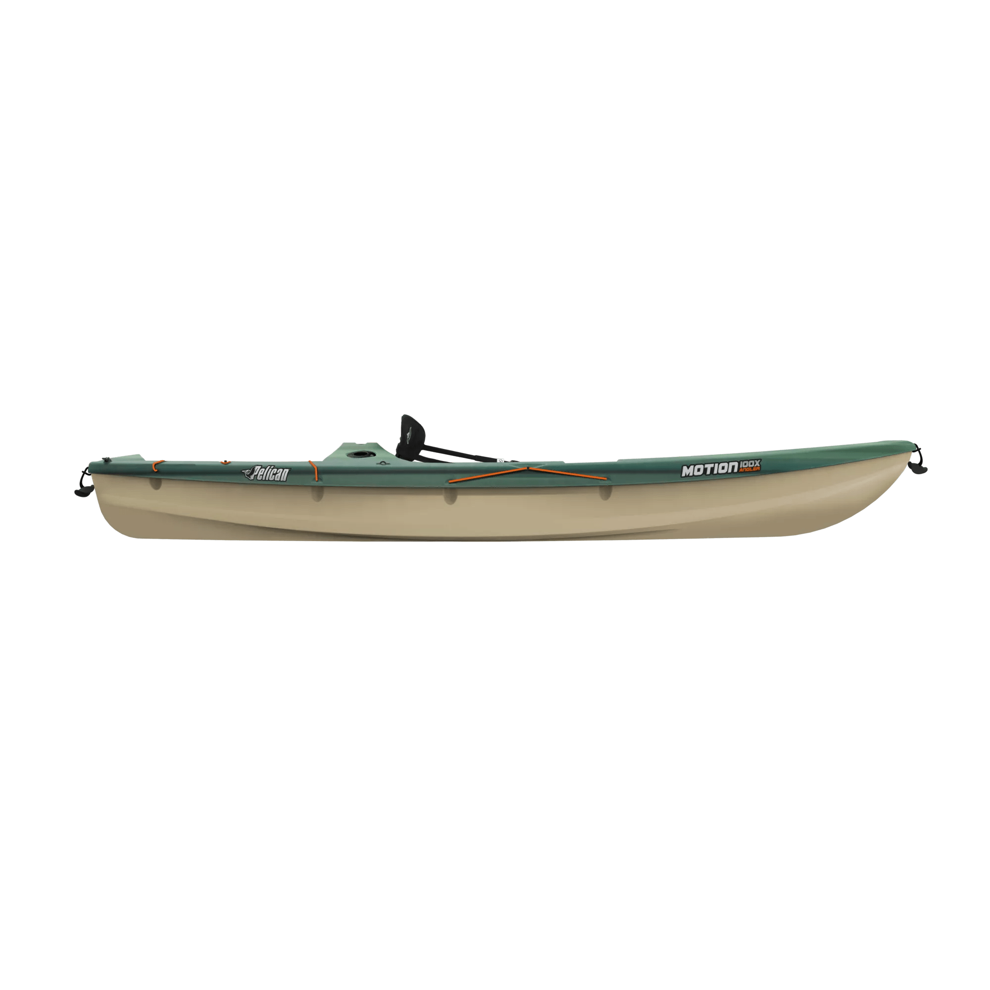 PELICAN - Motion 100X Angler Fishing Kayak - Black - MBF10P101 - SIDE