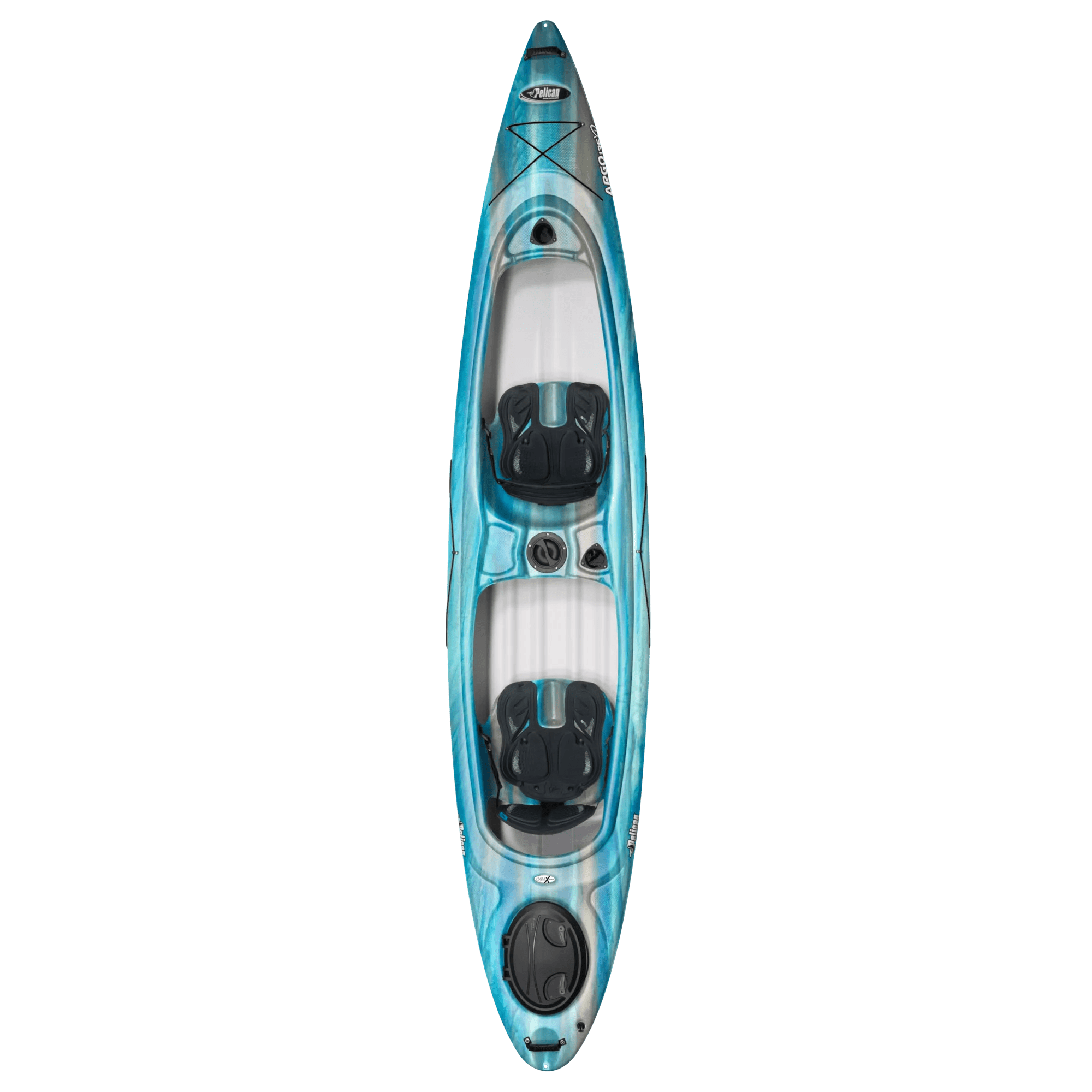 PELICAN - Argo 136XP Tandem Kayak - Blue - KCP14P103-00 - TOP
