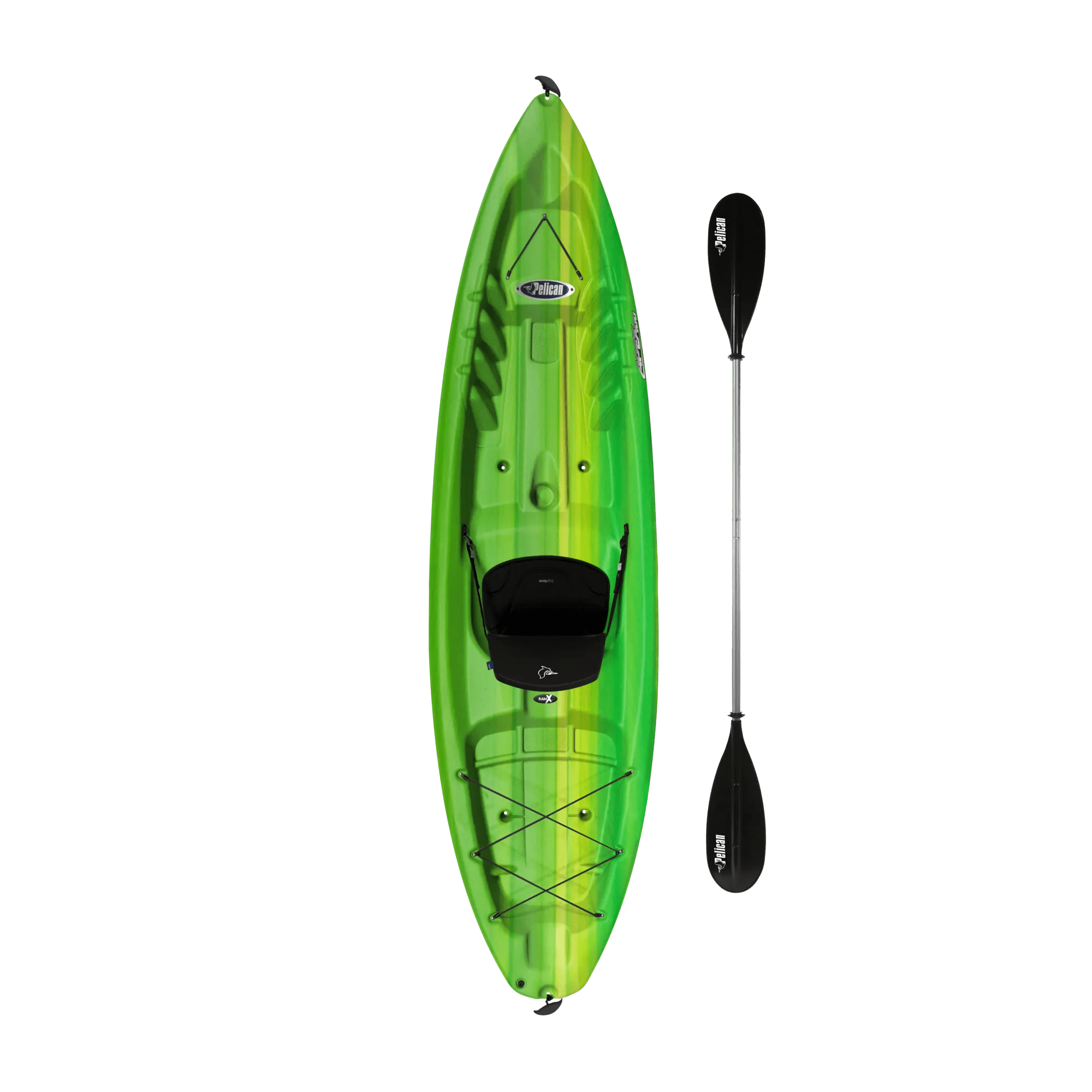 PELICAN - APEX 100 Recreational Kayak - White - KVL10P605 - TOP