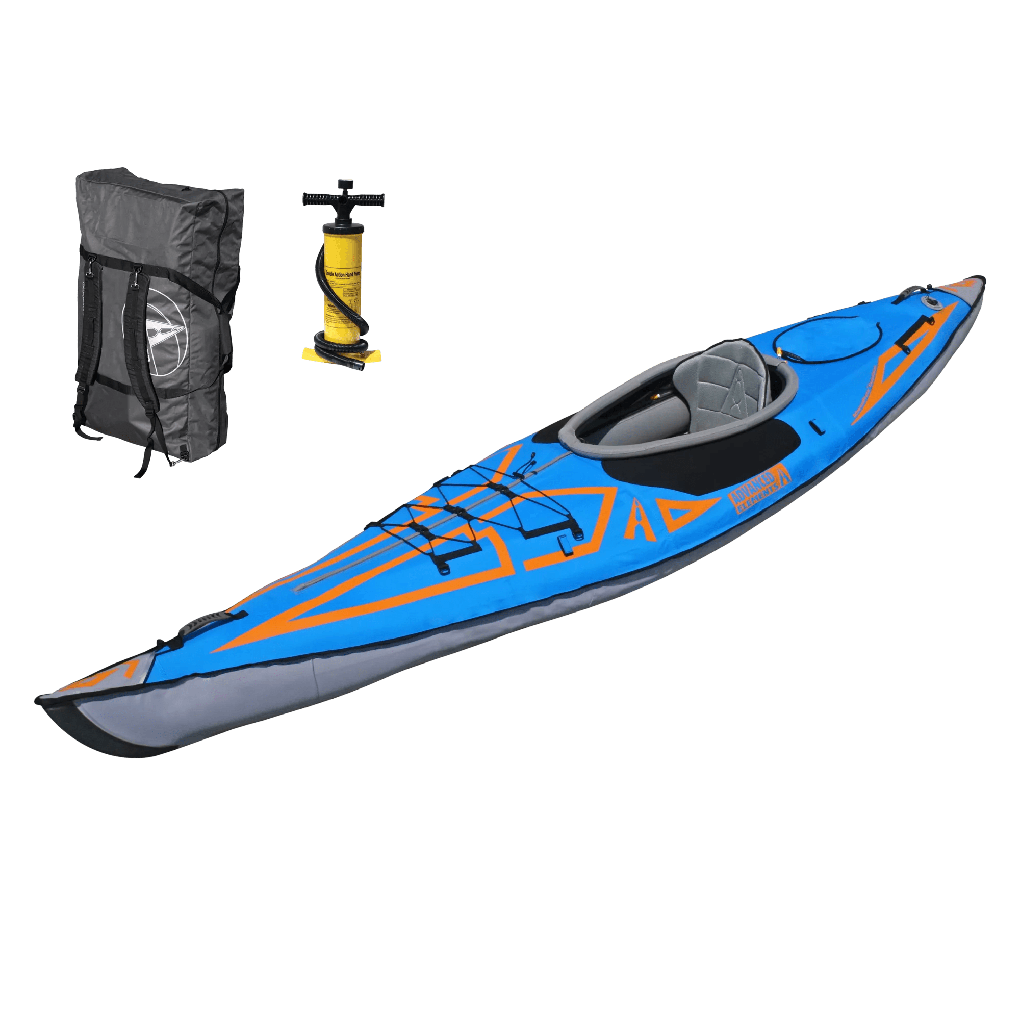 ADVANCED ELEMENTS - Kayak AdvancedFrameMC Expedition Elite avec pompe - Blue - AE1009-XE-P - ISO