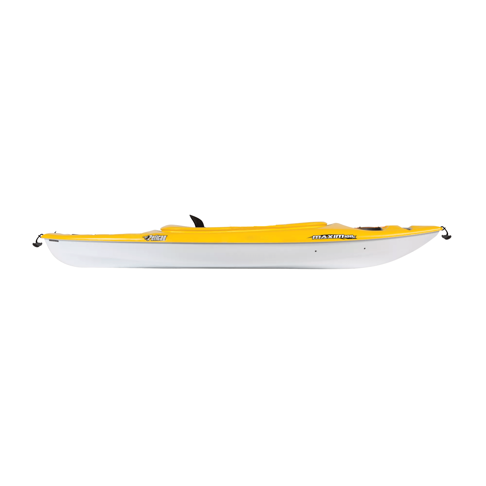 PELICAN - Kayak récréatif Maxim 100X de Pelican - Yellow - KZA10P109-00 - SIDE