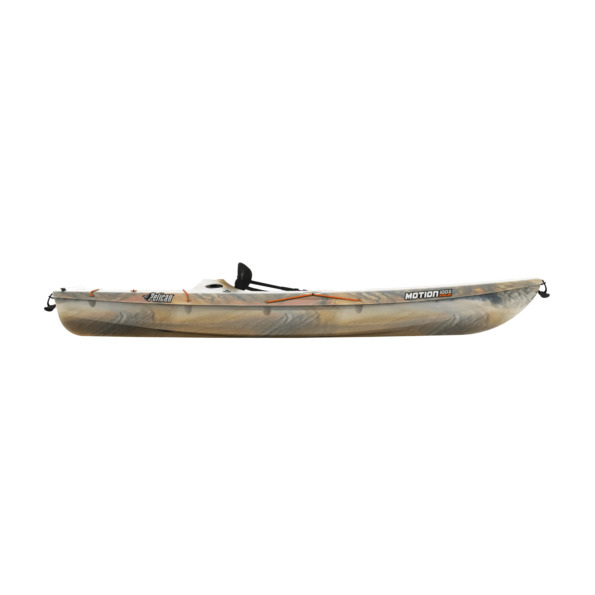 PELICAN - Motion 100X Angler Fishing Kayak - Grey - MBL10P305 - SIDE