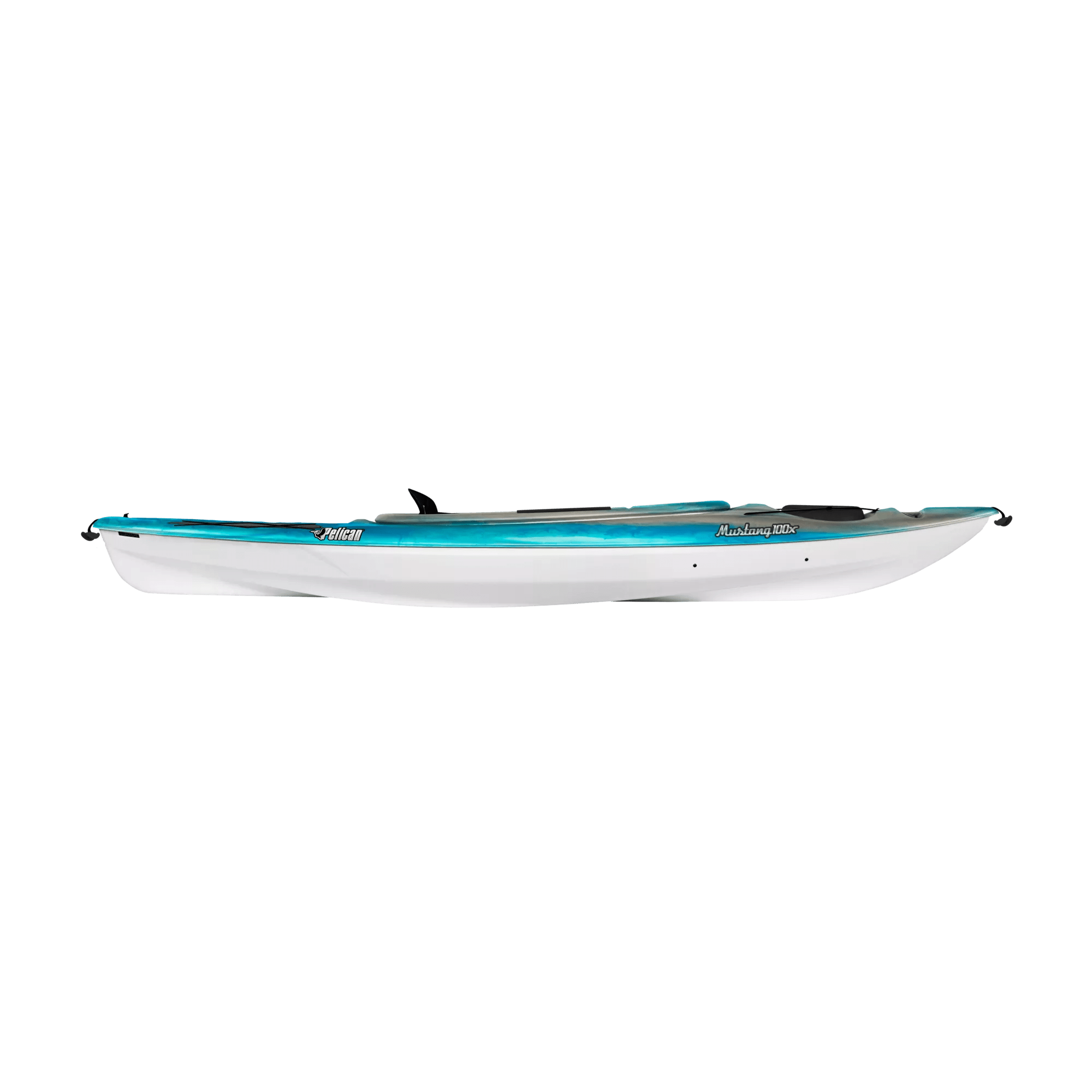 PELICAN - Mustang 100X EXO Recreational Kayak - Blue - KYF10P103 - SIDE