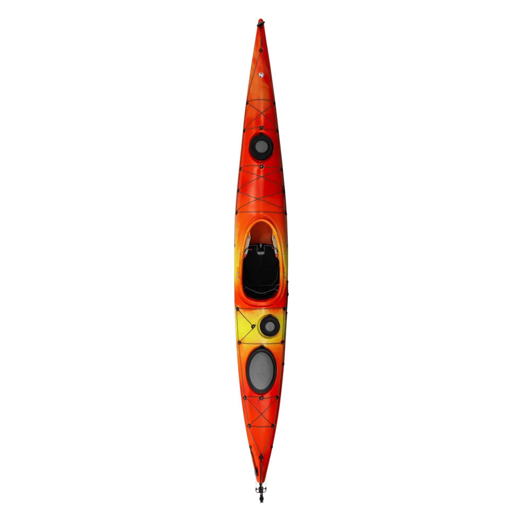 WILDERNESS SYSTEMS - Tsunami 165 Sit-Inside Touring Kayak - Orange - 9720667054 - TOP