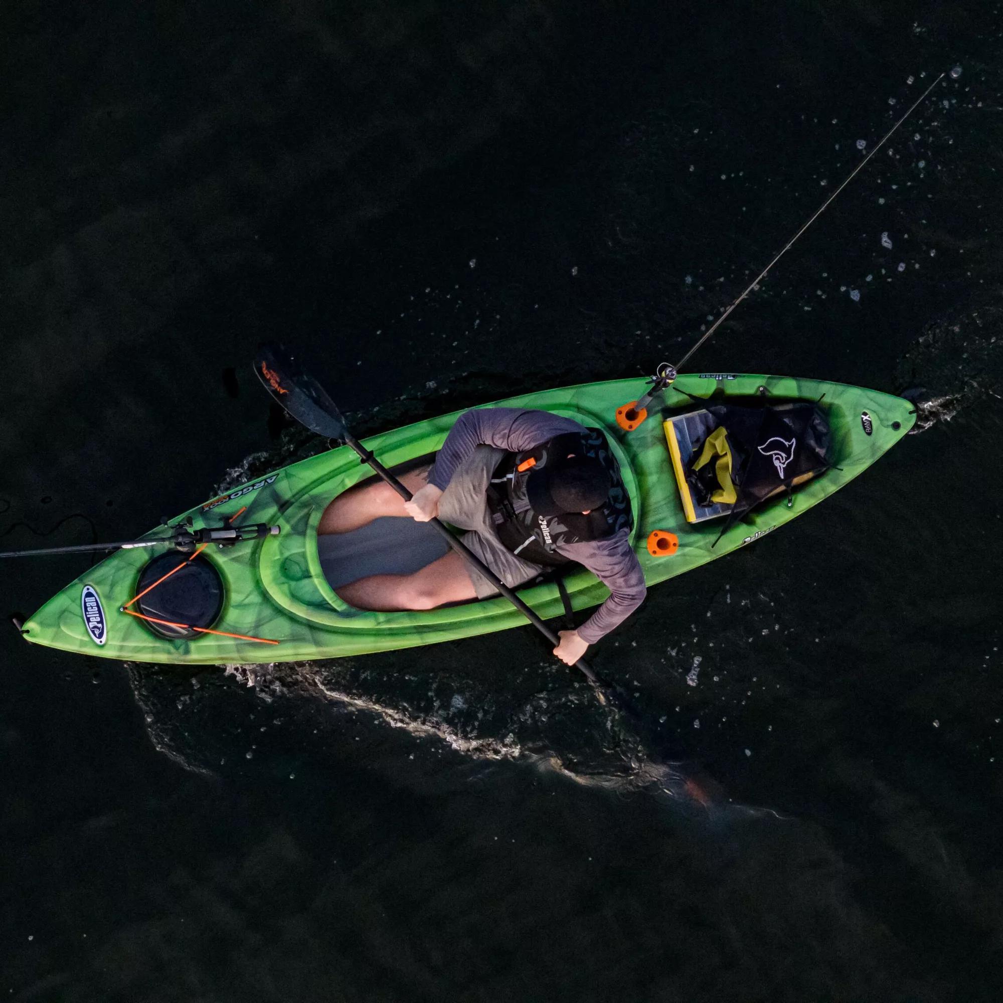 PELICAN - Argo 100X Angler Fishing Kayak - Grey - KFF10P204-00 - LIFE STYLE 3