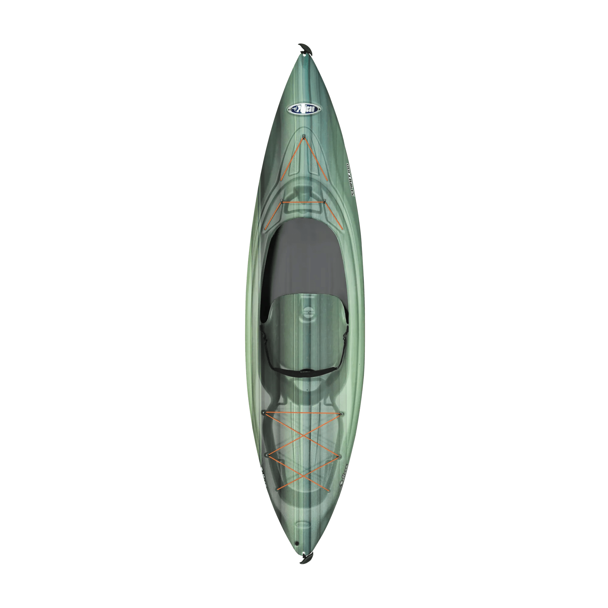 PELICAN - SPIRIT 100 Recreational Kayak - Grey - KSF10P205 - TOP