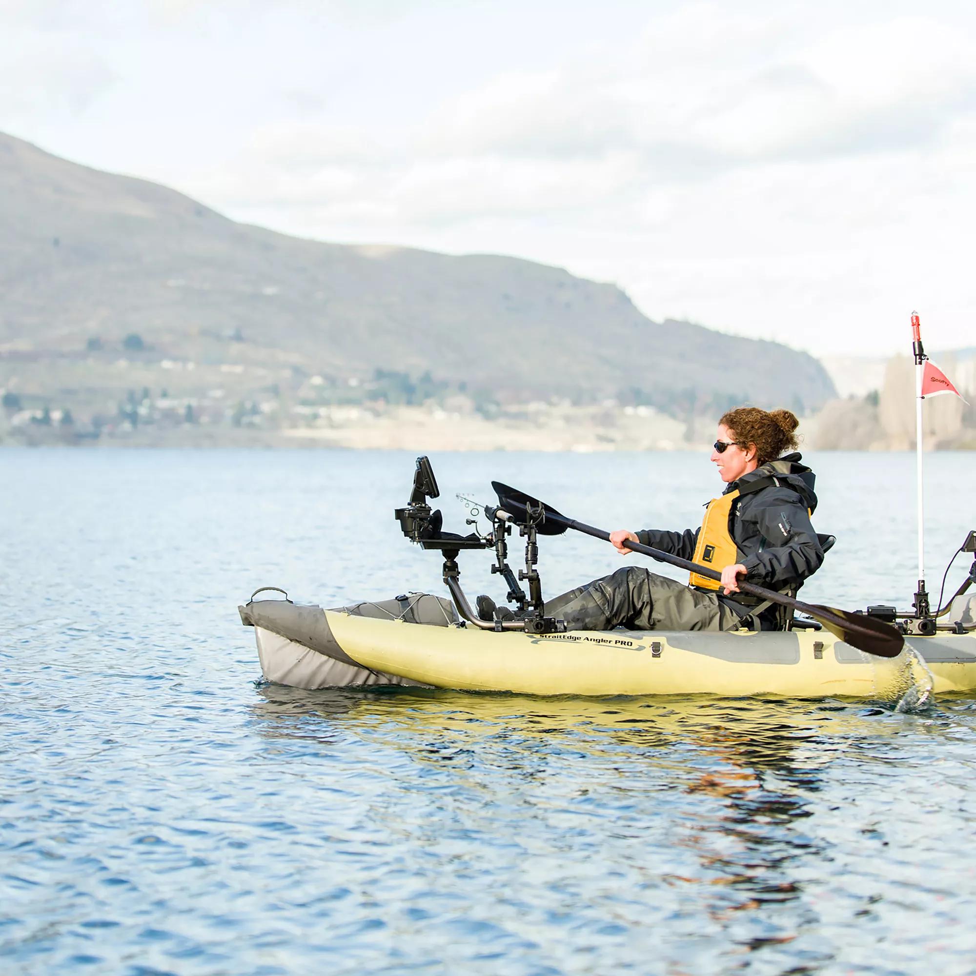 ADVANCED ELEMENTS - StraitEdge™ Angler Pro Kayak Without Pump - Black - AE1055 - LIFE STYLE 3