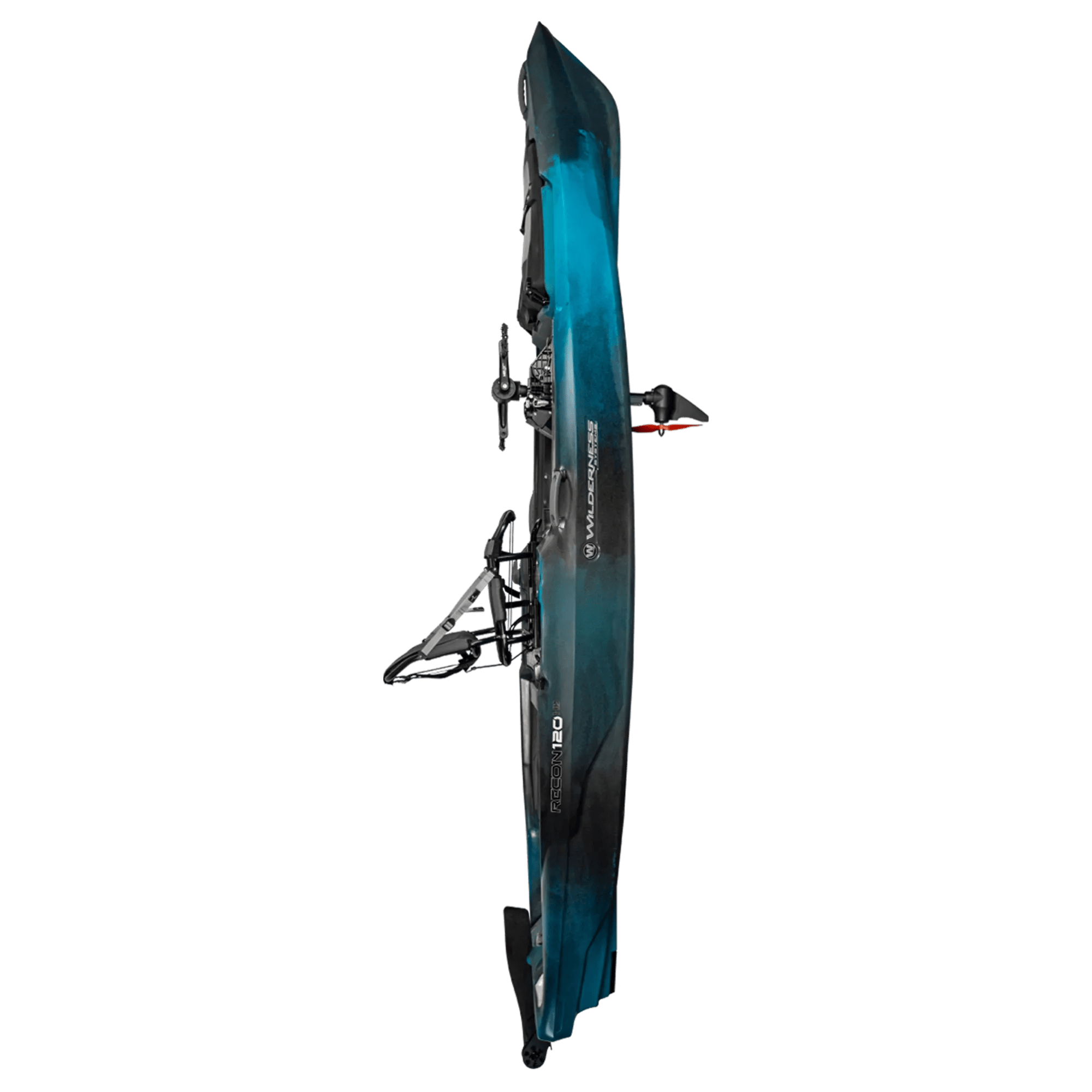 WILDERNESS SYSTEMS - Recon 120 HD Fishing Kayak - Discontinued color/model - Blue - 9751090110 - SIDE