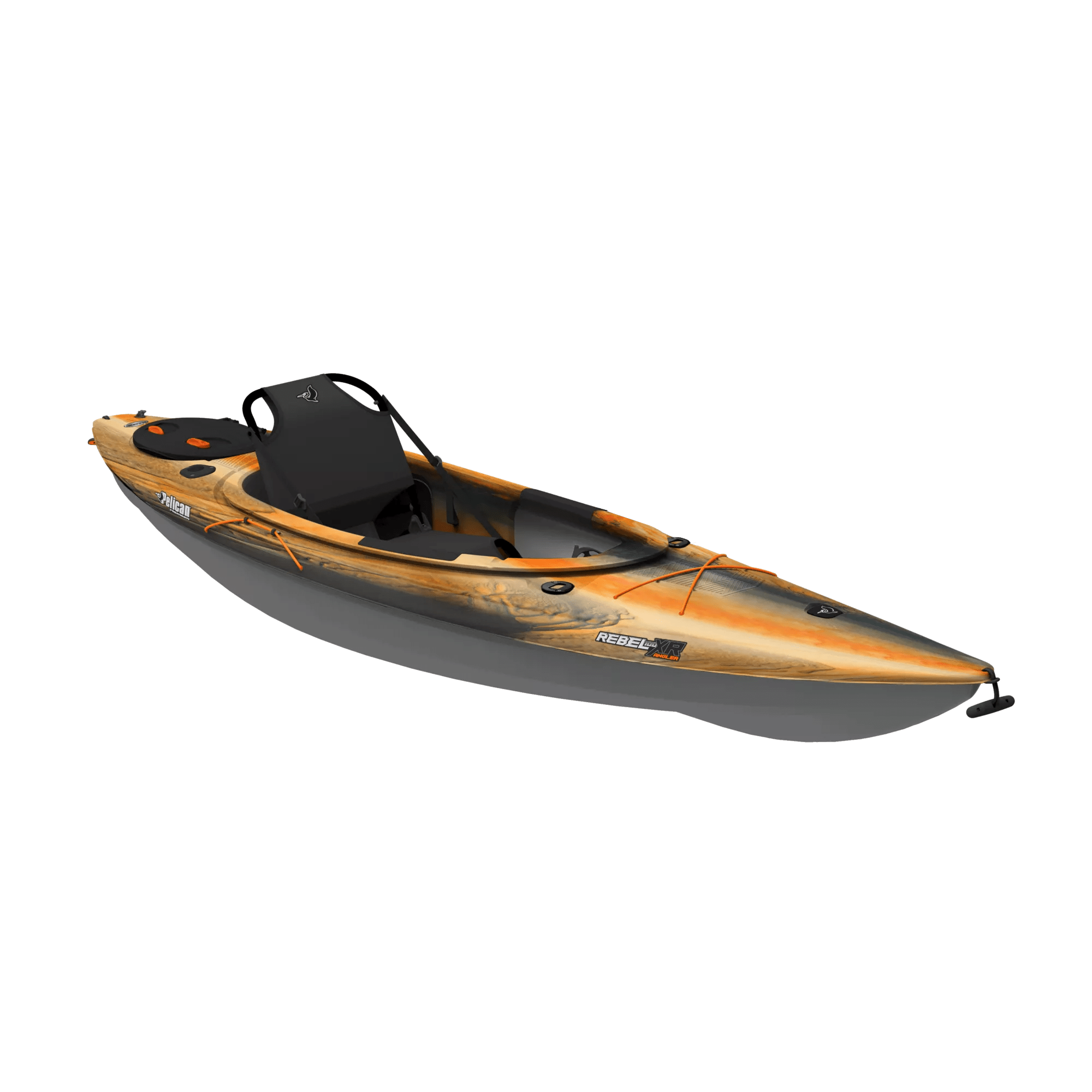 PELICAN - Rebel 100XR Angler Fishing Kayak - Grey - MDP10P700 - ISO