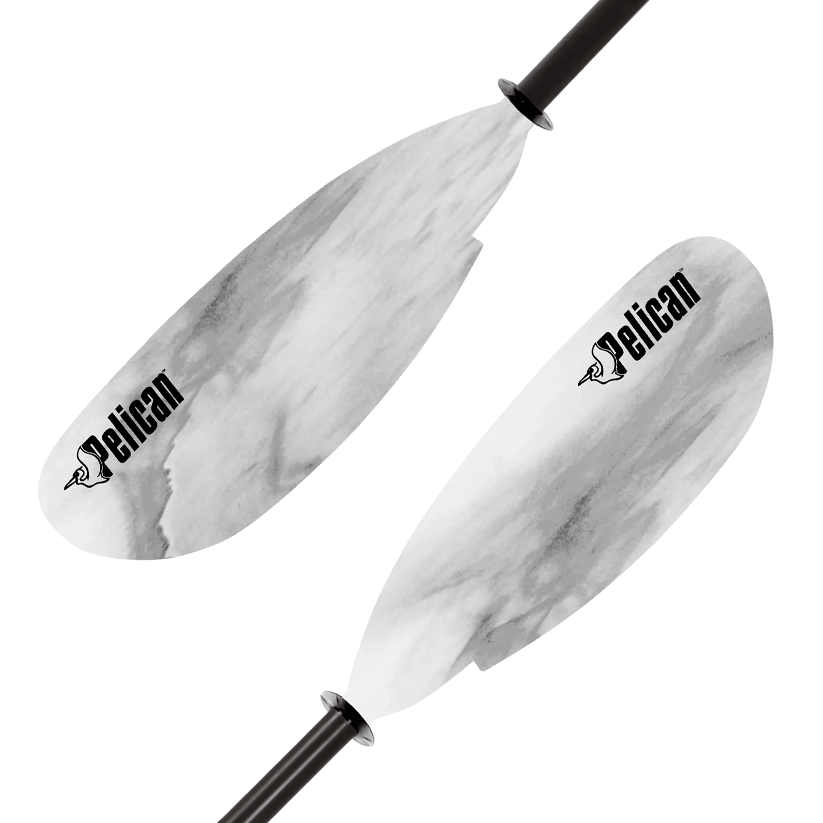 Pelican Poseidon Angler Kayak Paddle - 250cm (98.5 in.) and 240cm (94.5 in)  - Anti-Slip Coating Aluminum Shaft & Fiberglass Reinforced Polypropylene