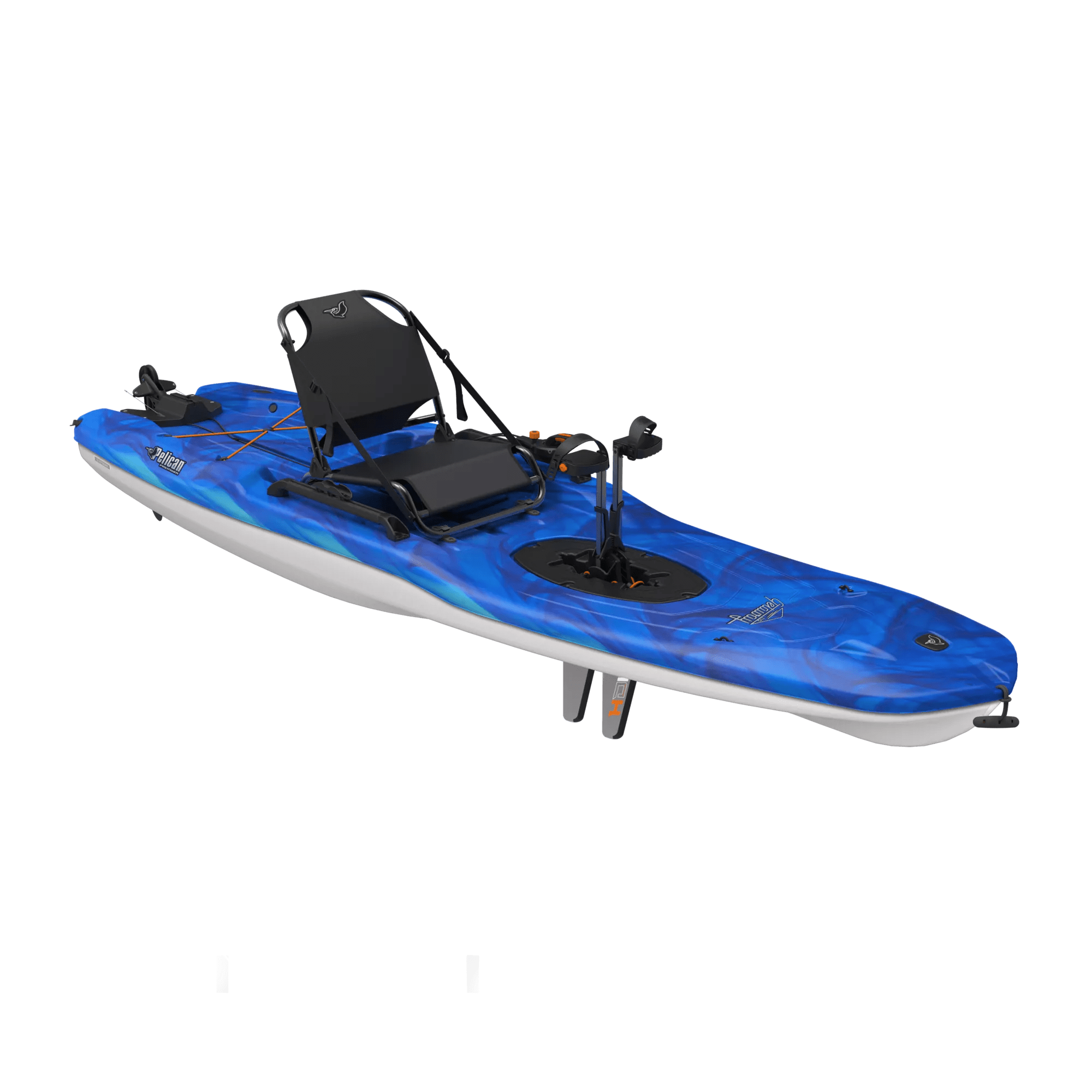 PELICAN - Getaway 110 HDII Recreational Pedal Kayak - Dark blue - MHP10P101-00 - ISO