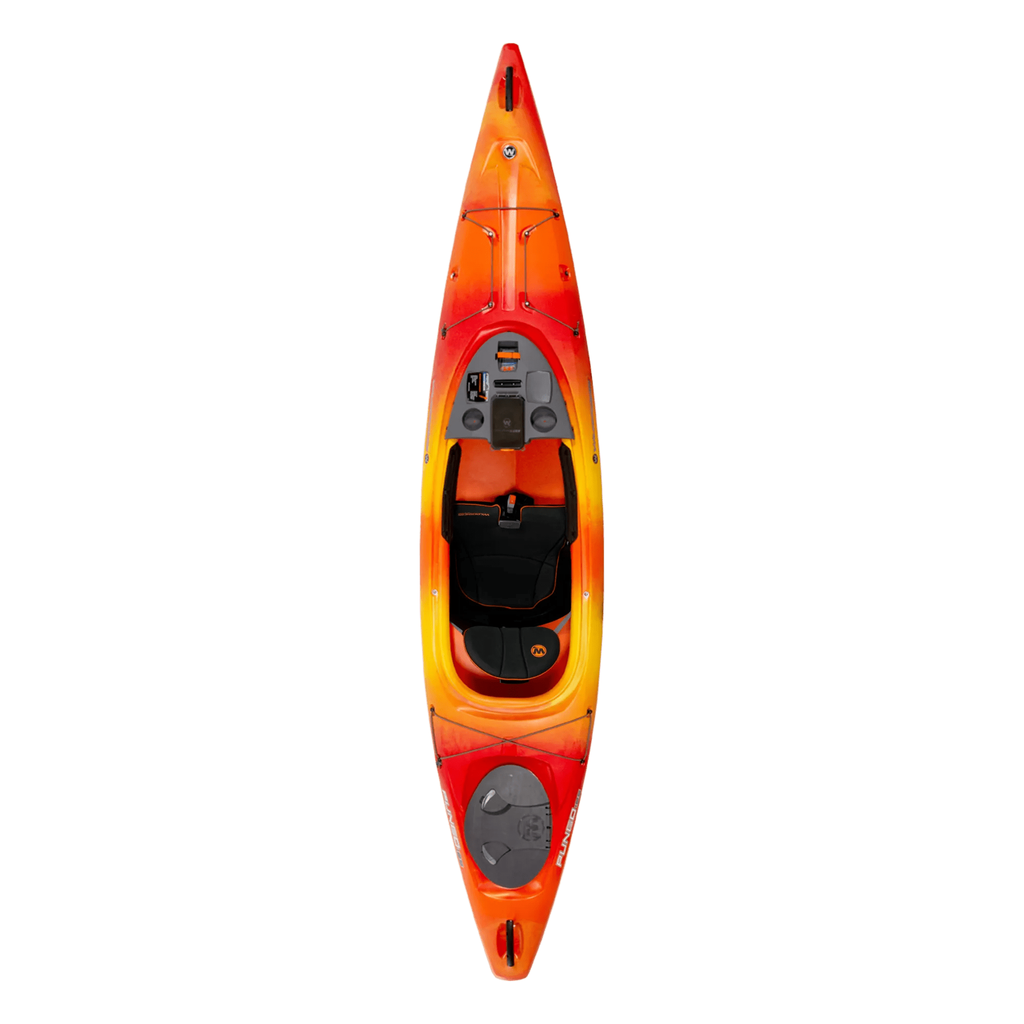 WILDERNESS SYSTEMS - Pungo 125 Recreational Kayak - Orange - 9731079054 - TOP
