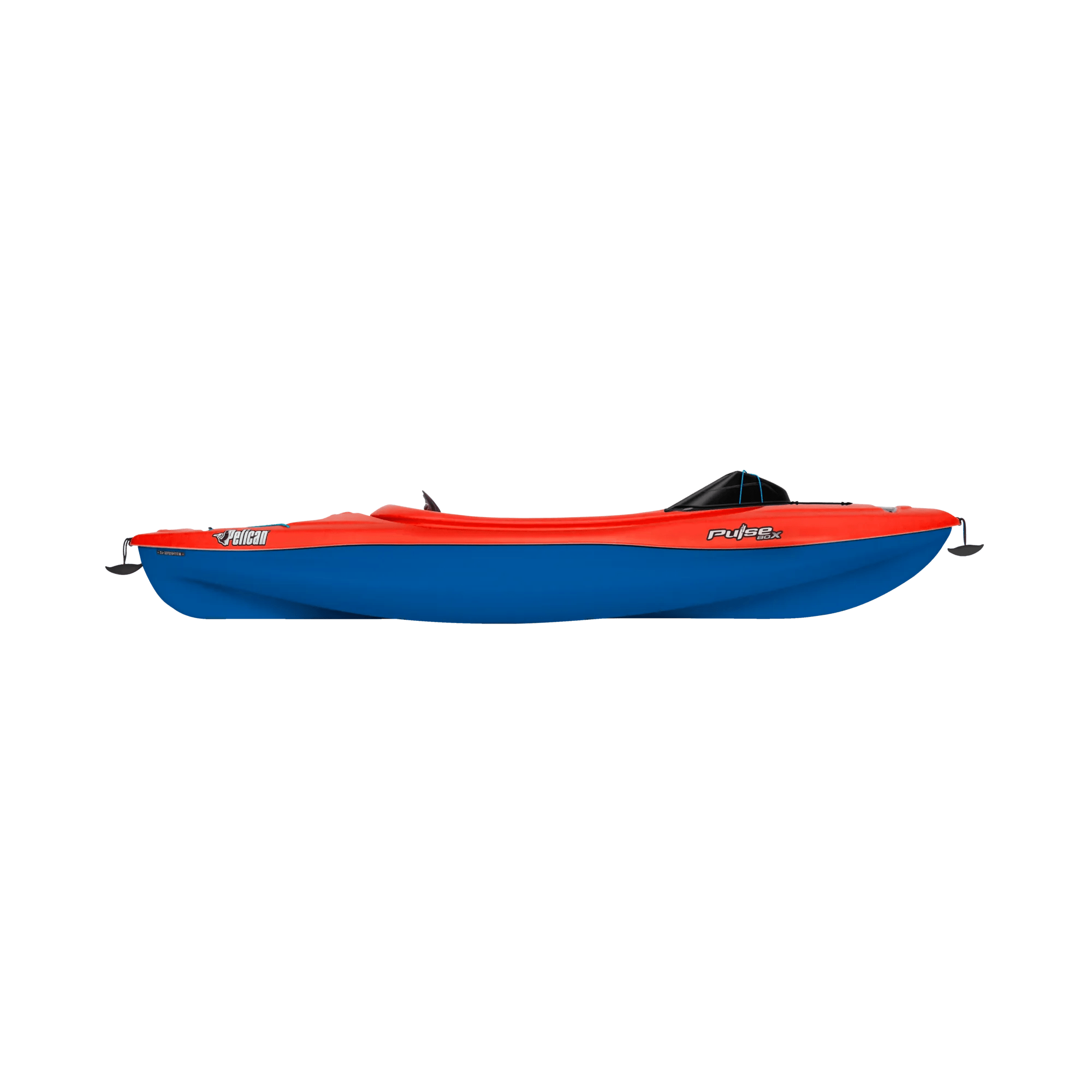PELICAN - PULSE 80X Recreational Kayak - Red - KFA08P105 - SIDE
