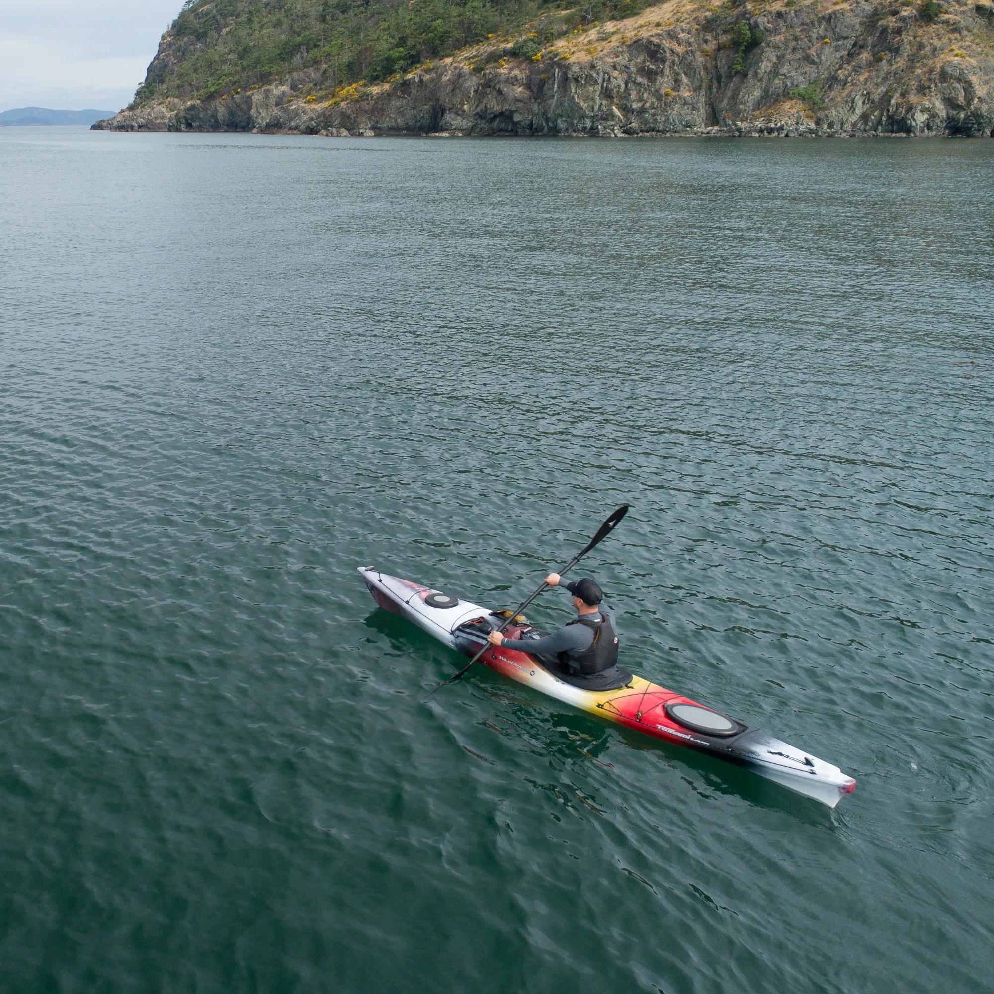 WILDERNESS SYSTEMS - Tsunami 145 Day Touring Kayak with Rudder - Discontinued color/model - Red - 9720468171 - LIFE STYLE 2