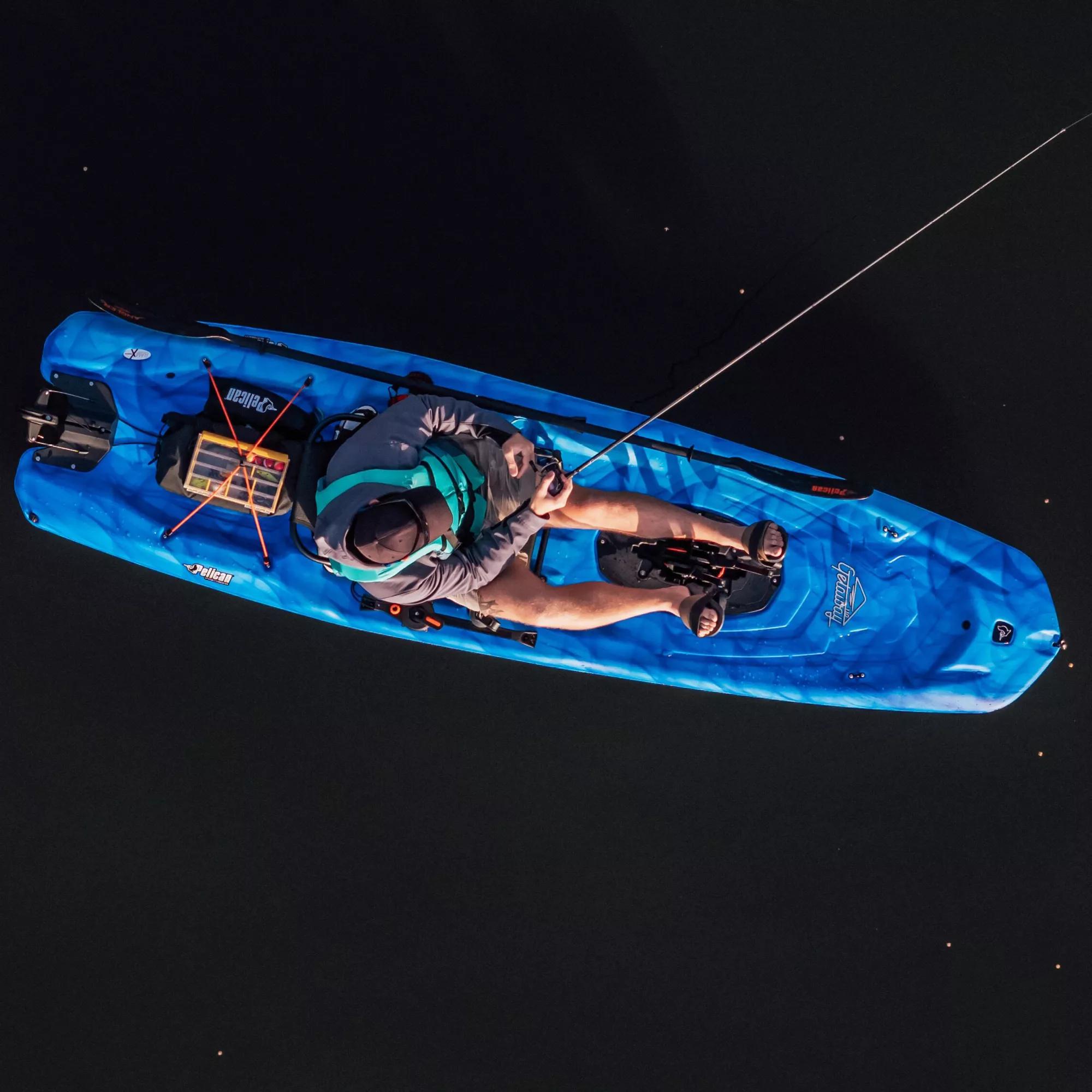 PELICAN - Kayak à pédales récréatif Getaway 110 HDII - Blue - MHP10P101-00 - LIFE STYLE 2