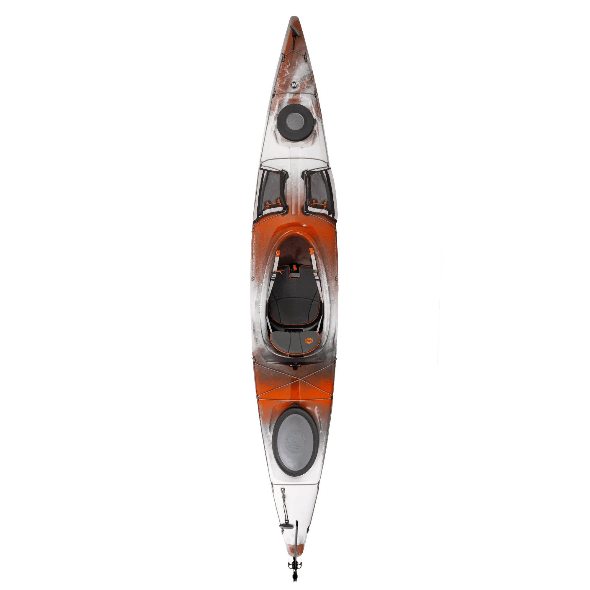 WILDERNESS SYSTEMS - Kayak de randonnée Tsunami 145 avec gouvernail - White - 9720468202 - TOP