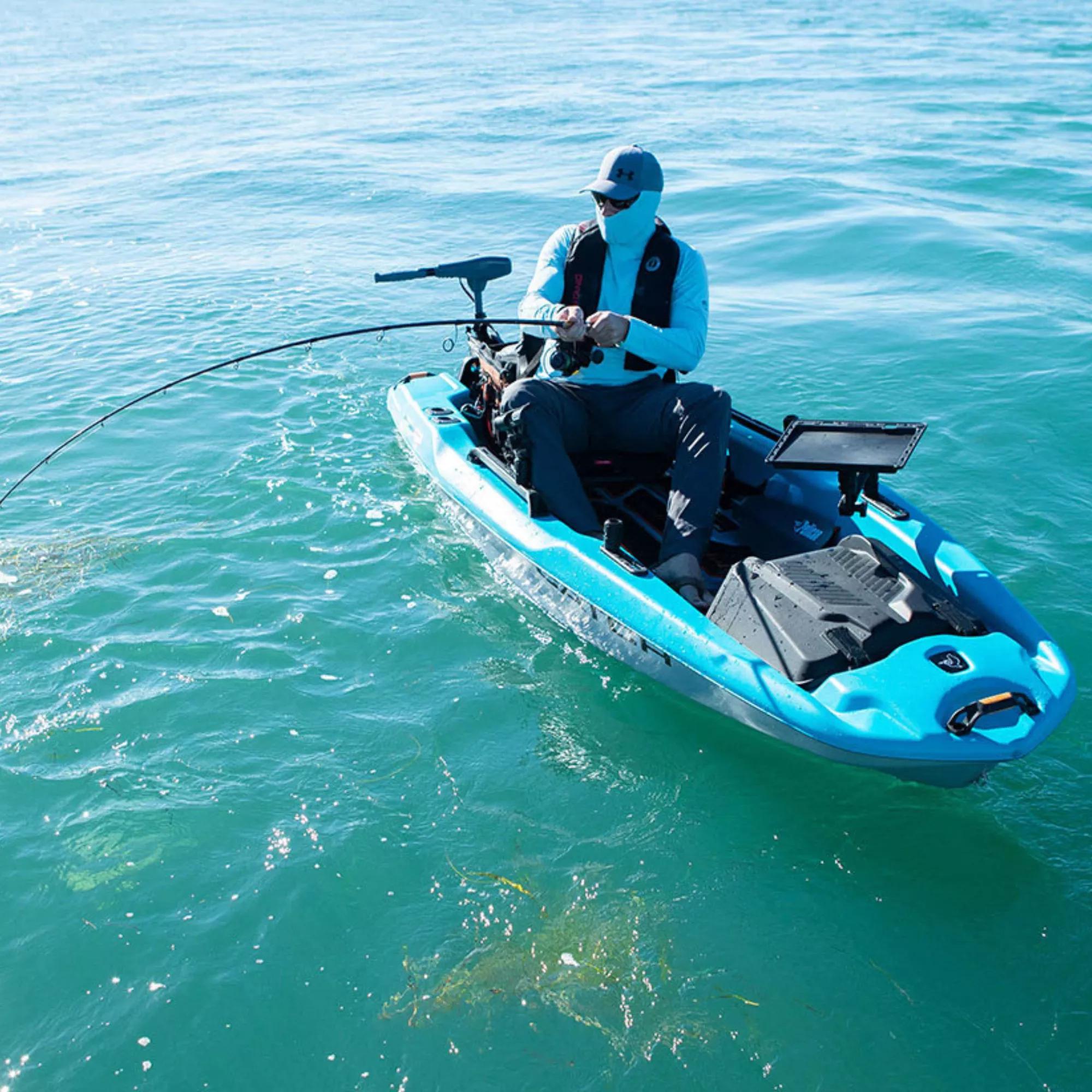 PELICAN - Catch PWR 100 Fishing Kayak - Blue - MFP10P300-00 - LIFE STYLE 2