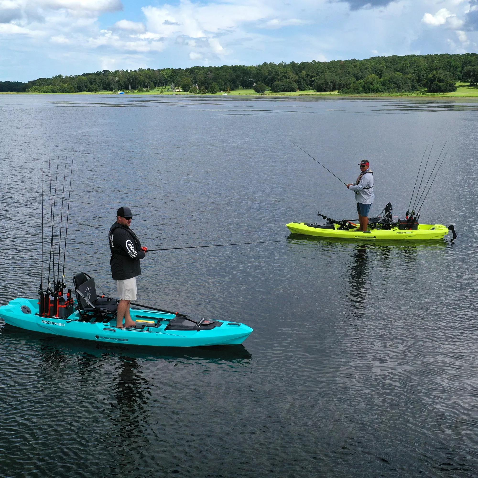 WILDERNESS SYSTEMS - Recon 120 Fishing Kayak - Discontinued color/model - Brown - 9751100182 - LIFE STYLE 3