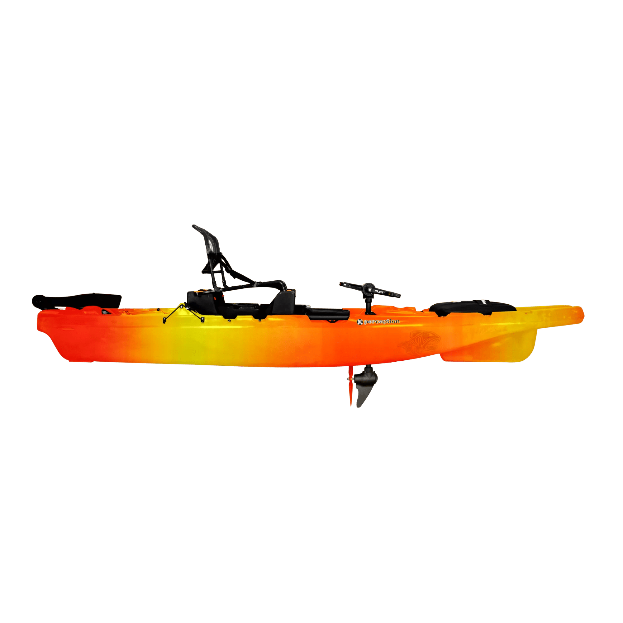 PERCEPTION - Showdown 11.5 Fishing Kayak - Red - 9351921042 - SIDE