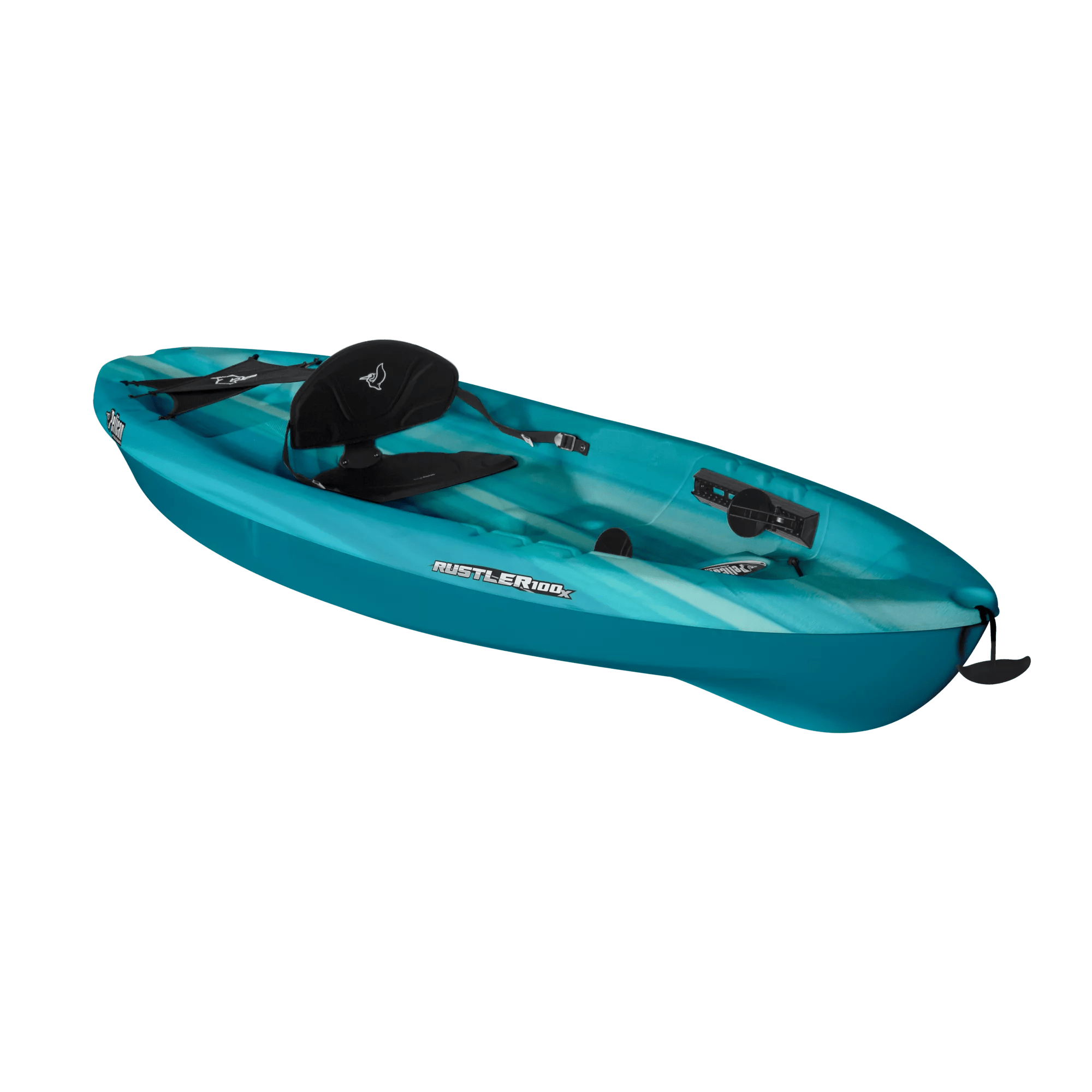 PELICAN - Rustler 100X Recreational Kayak - Blue - KVP10P100-00 - ISO