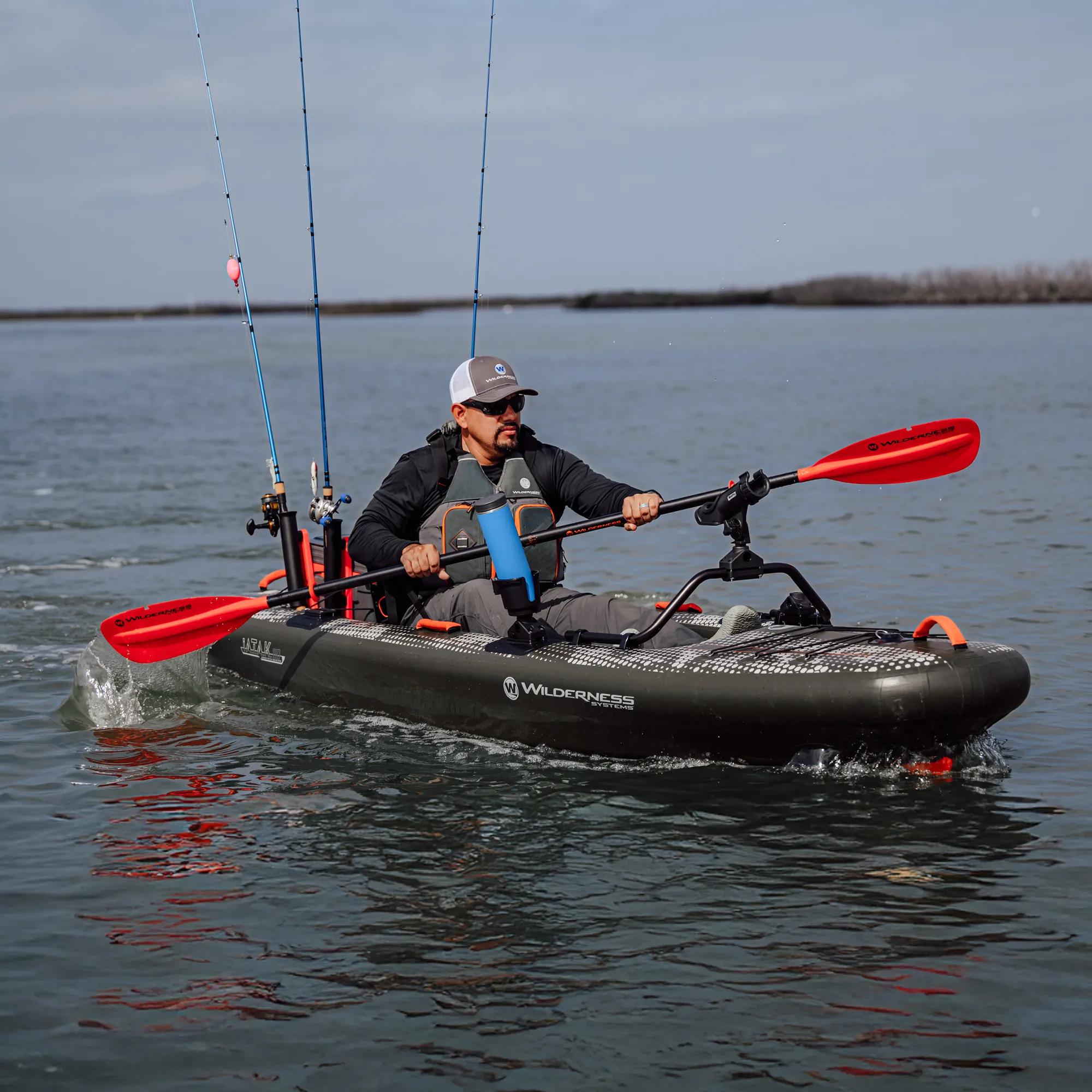 WILDERNESS SYSTEMS - Pagaie de kayak Alpha Glass Angler de 240 cm à 260 cm - Orange - 8070210 - LIFE STYLE 1