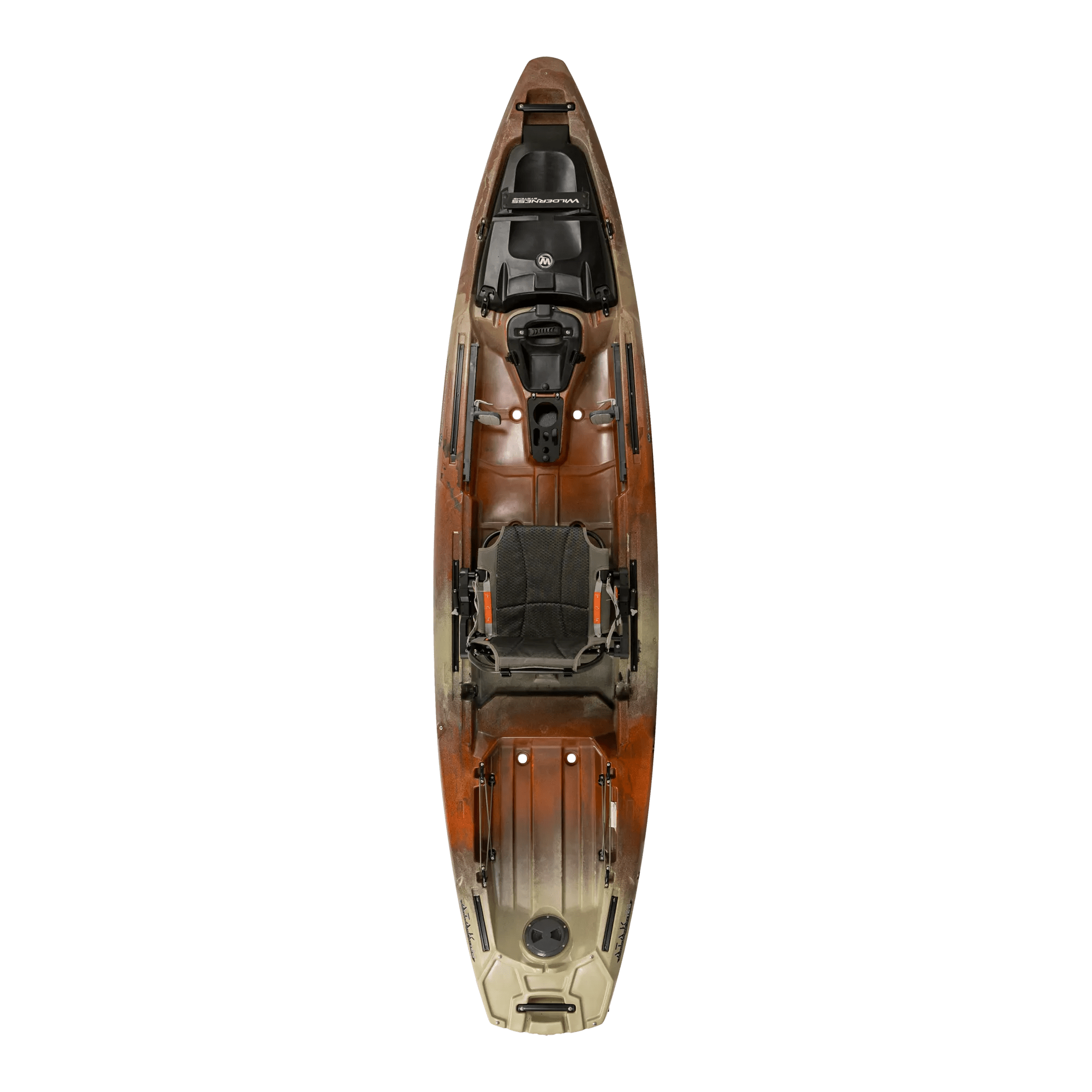 WILDERNESS SYSTEMS - A.T.A.K. 120 Fishing Kayak - Brown - 9750917203 - TOP