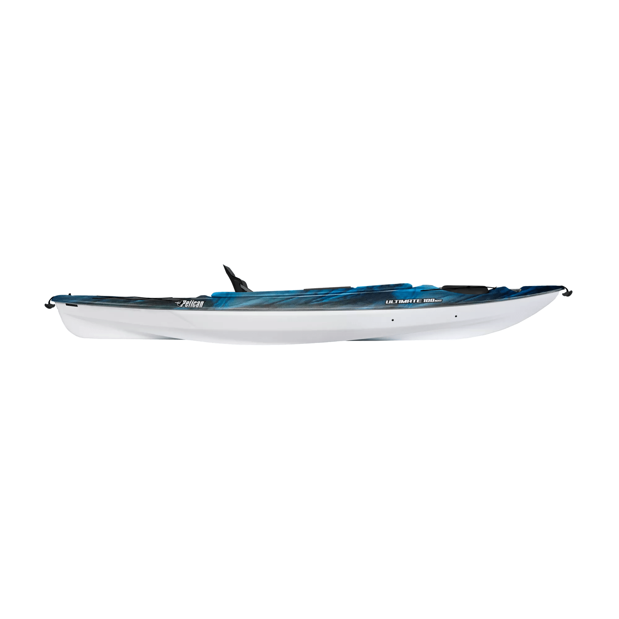 PELICAN - Ultimate 100NXT Recreational Kayak - Grey - KYF10P600 - SIDE