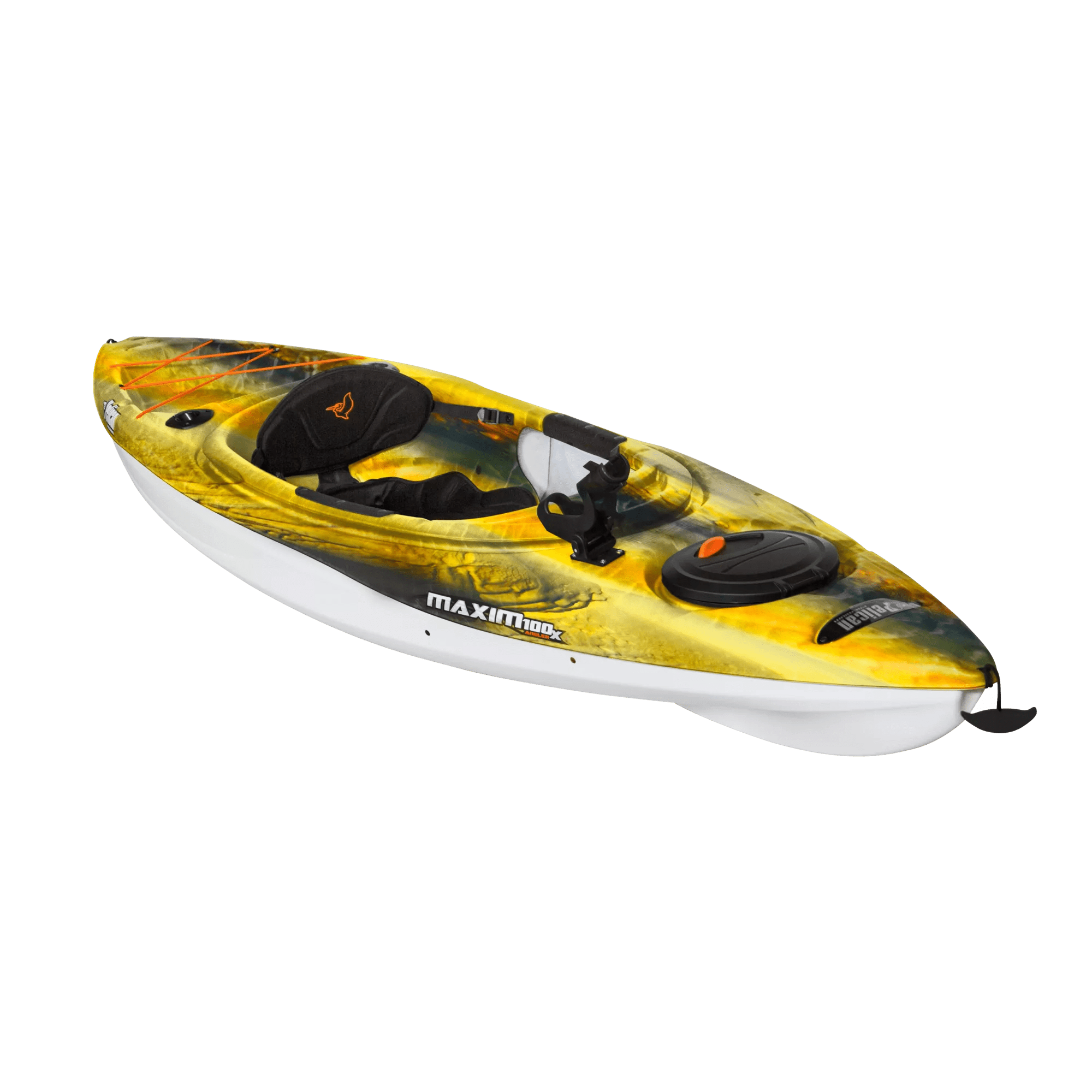 PELICAN - Kayak de pêche Maxim 100X Angler - Yellow - KFP10P109 - ISO