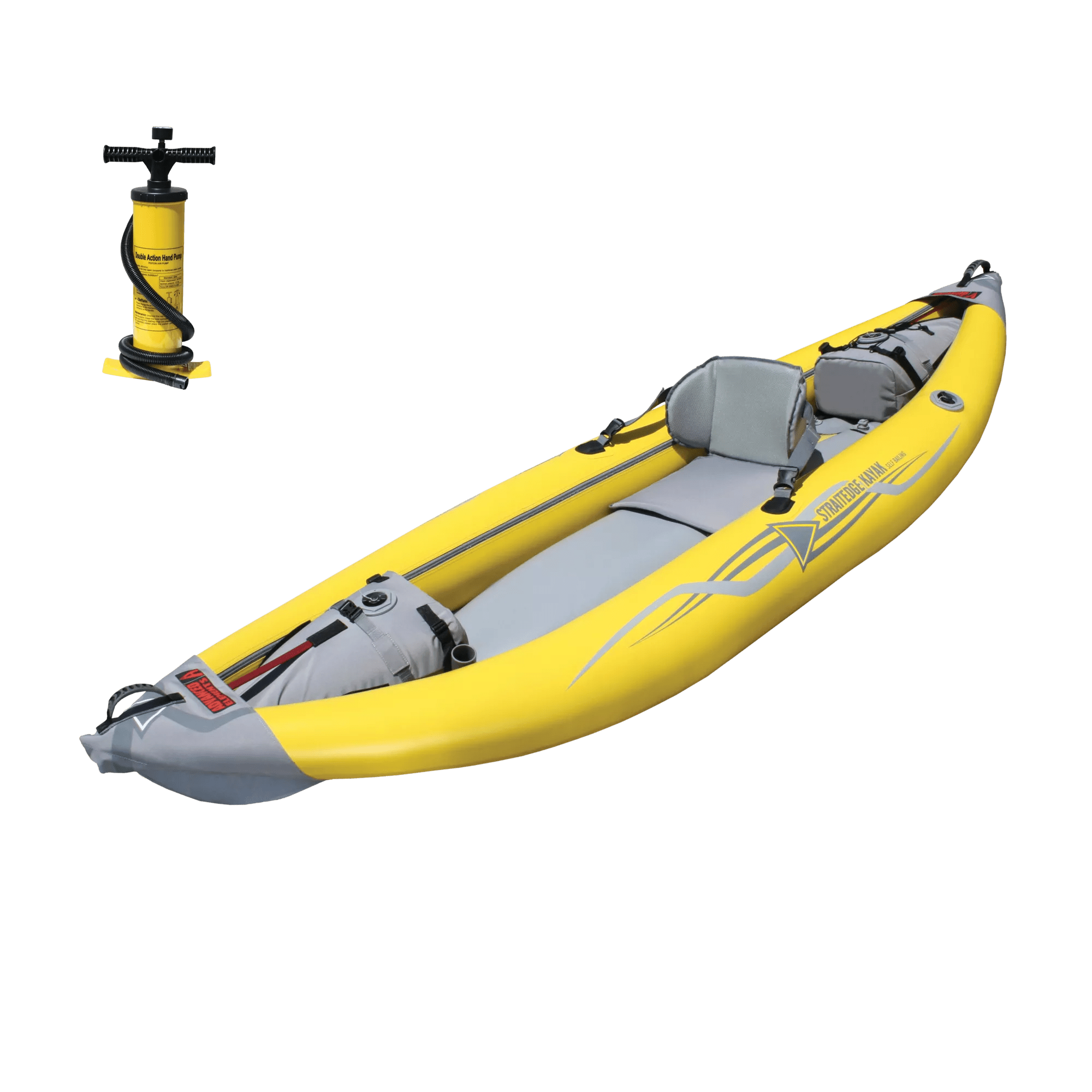 ADVANCED ELEMENTS - StraitEdge™ Crossover Kayak with Pump - Grey - AE1006-Y-P - ISO 