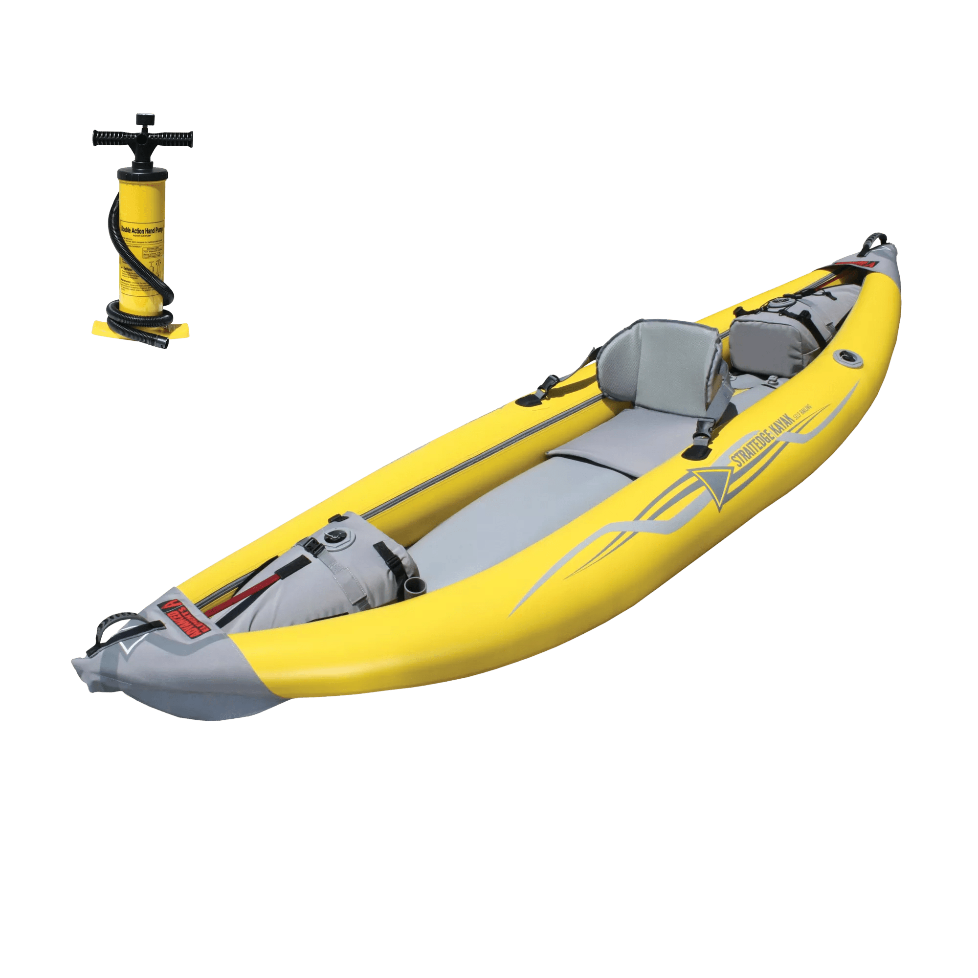 ADVANCED ELEMENTS - Kayak multisegment StraitEdge avec pompe - Yellow - AE1006-Y-P - ISO