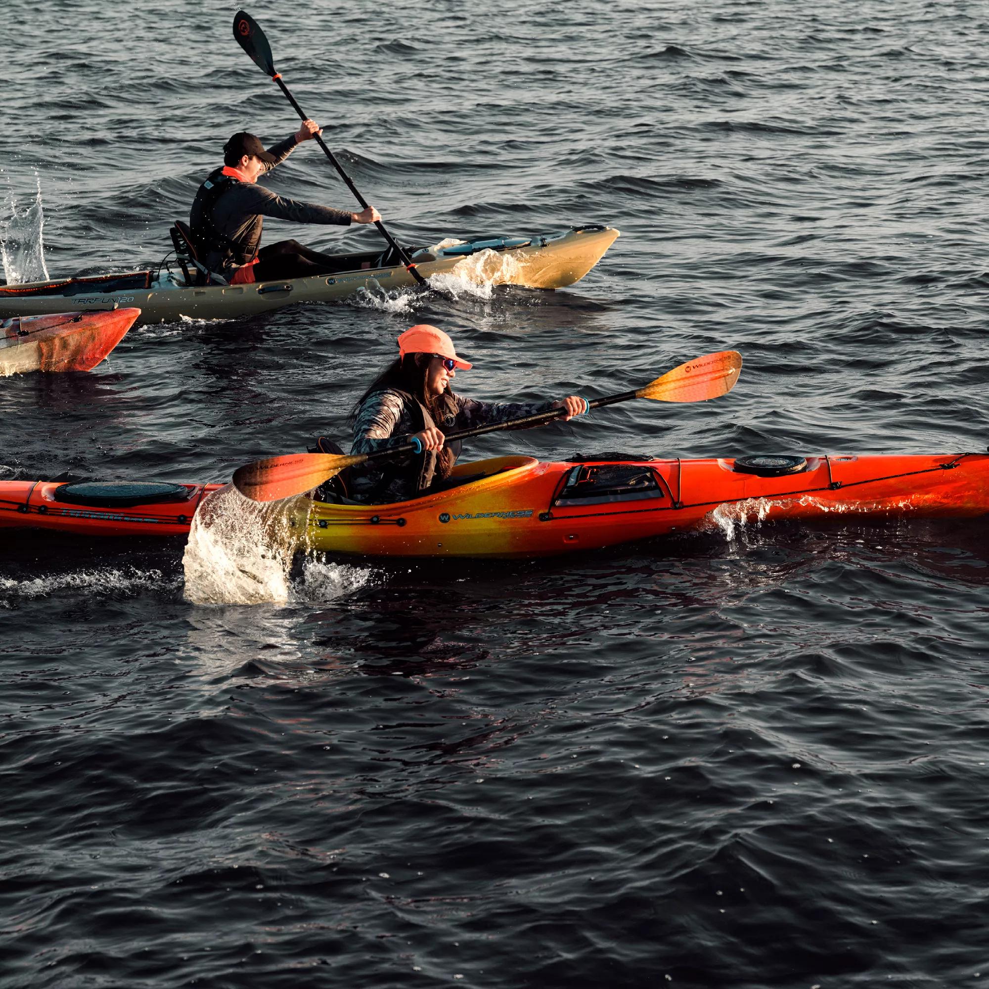 WILDERNESS SYSTEMS - Tsunami 145 Day Touring Kayak with Rudder - Orange - 9720468054 - LIFE STYLE 3